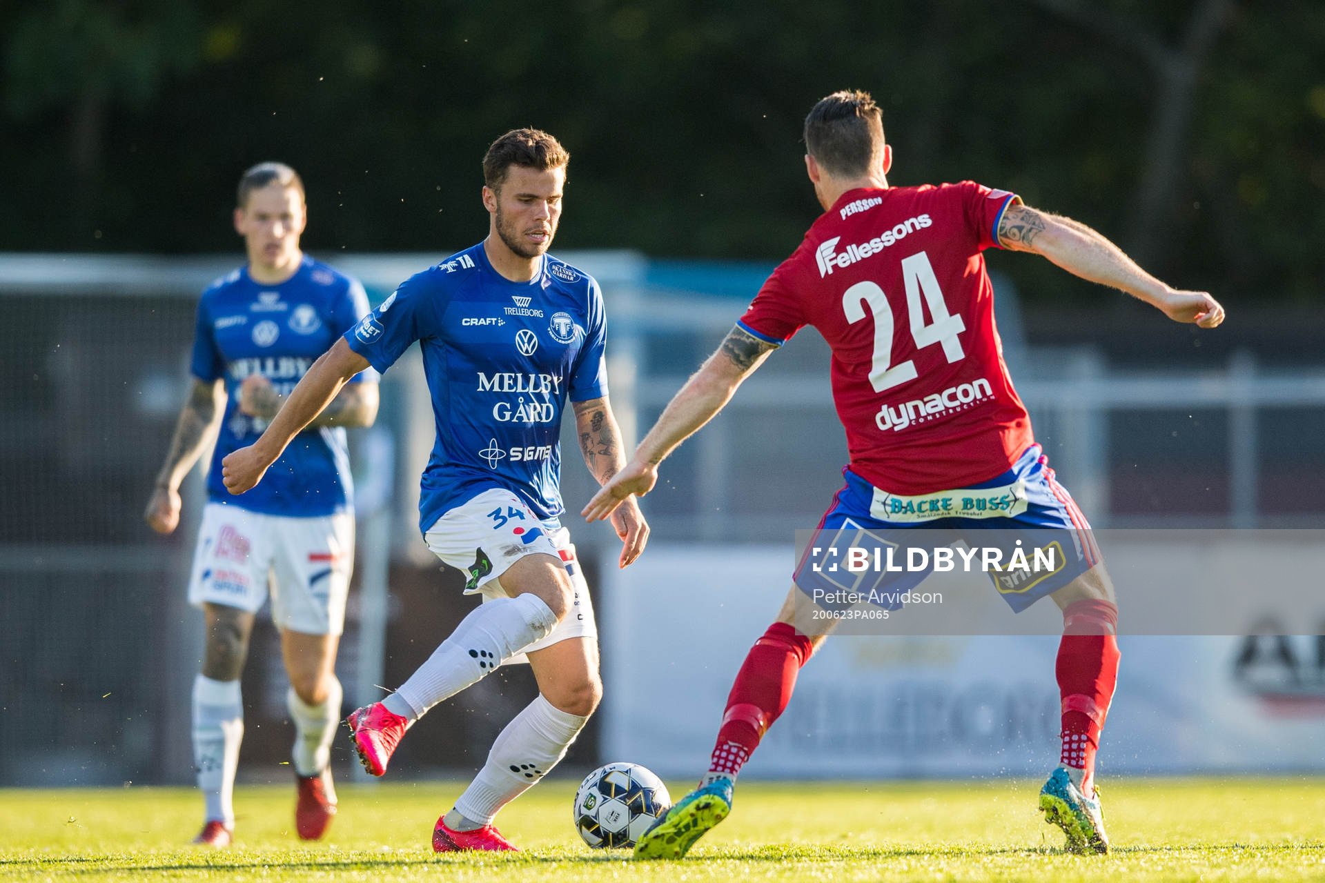 Trelleborgs Herman Hallberg och Östers Johan Persson