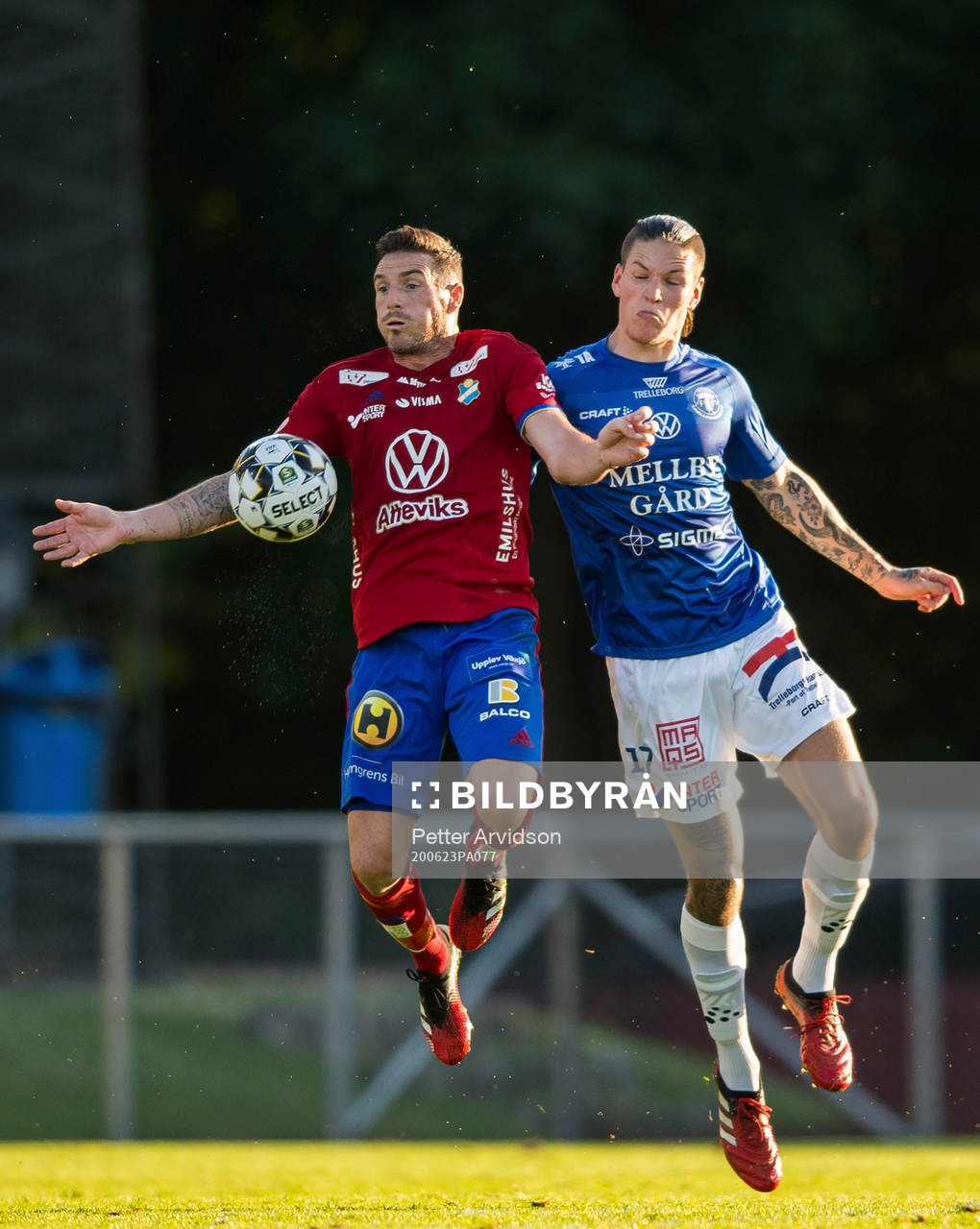 Östers James Keene och Trelleborgs Isak Jönsson