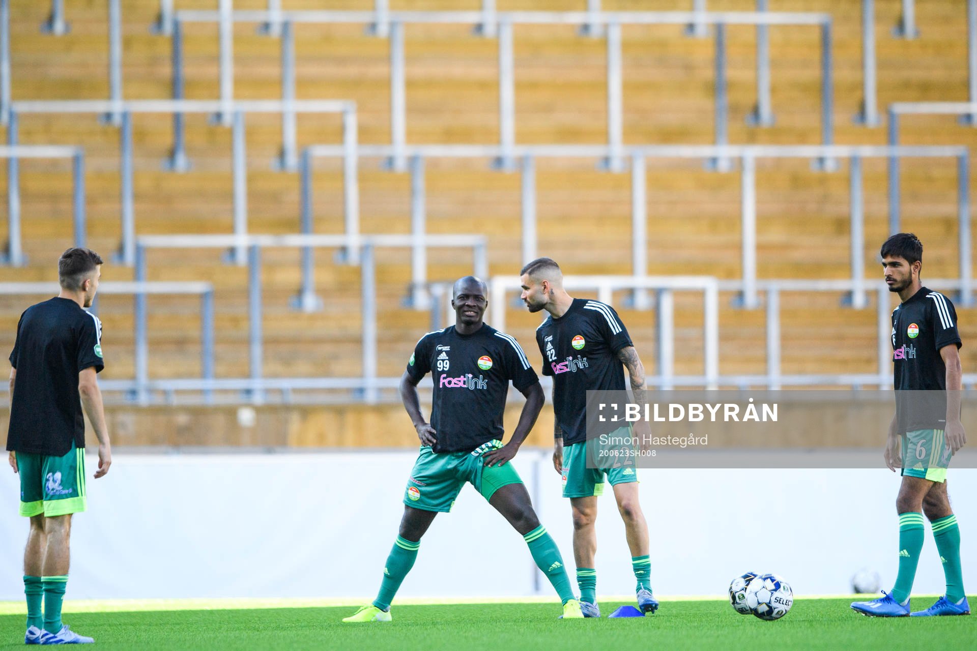 Dalkurds Kerfala Cissoko och Oscar Danielsson
