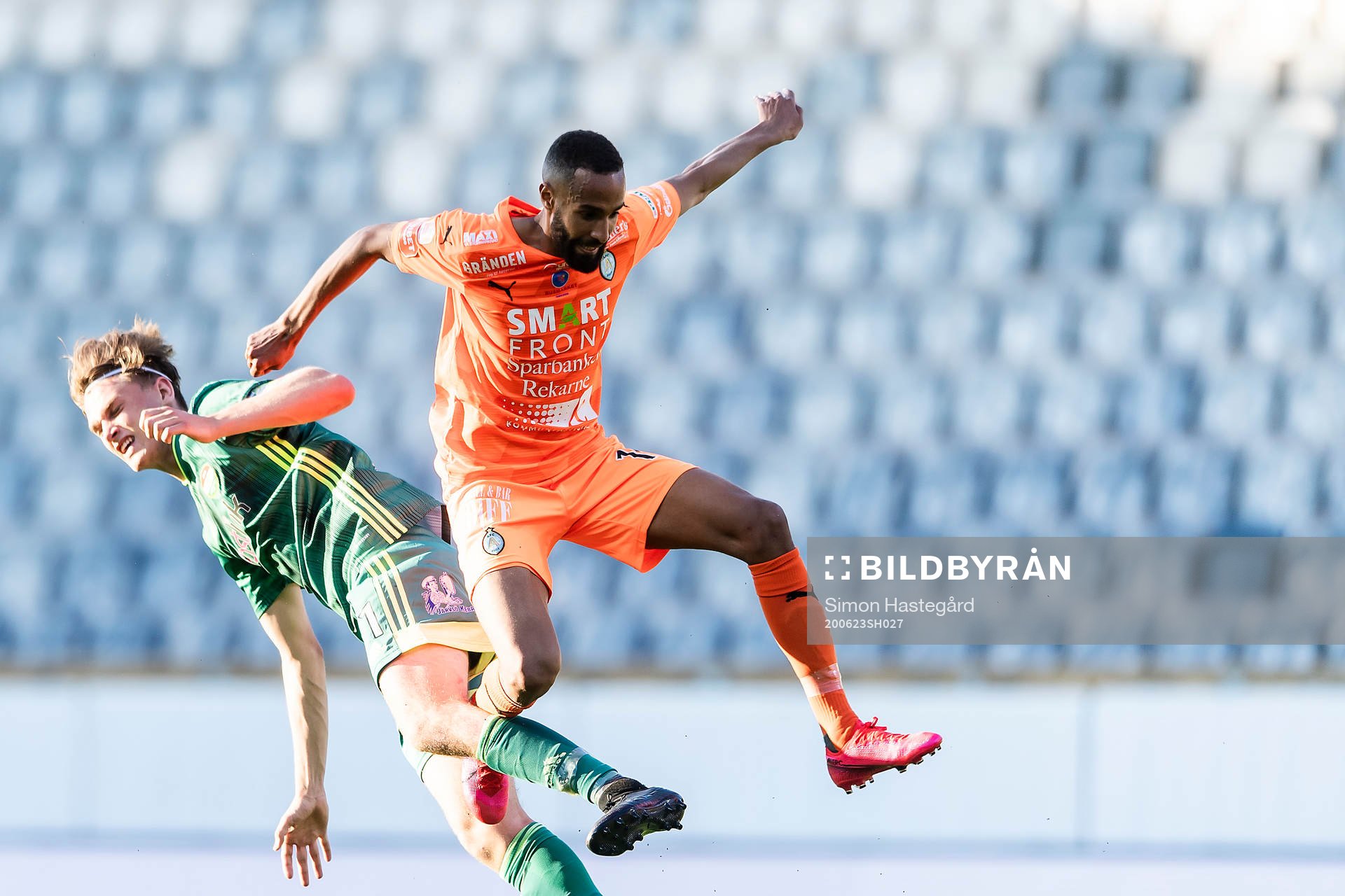 Dalkurds Christoffer Styffe och AFC Eskilstunas Ferid Ali