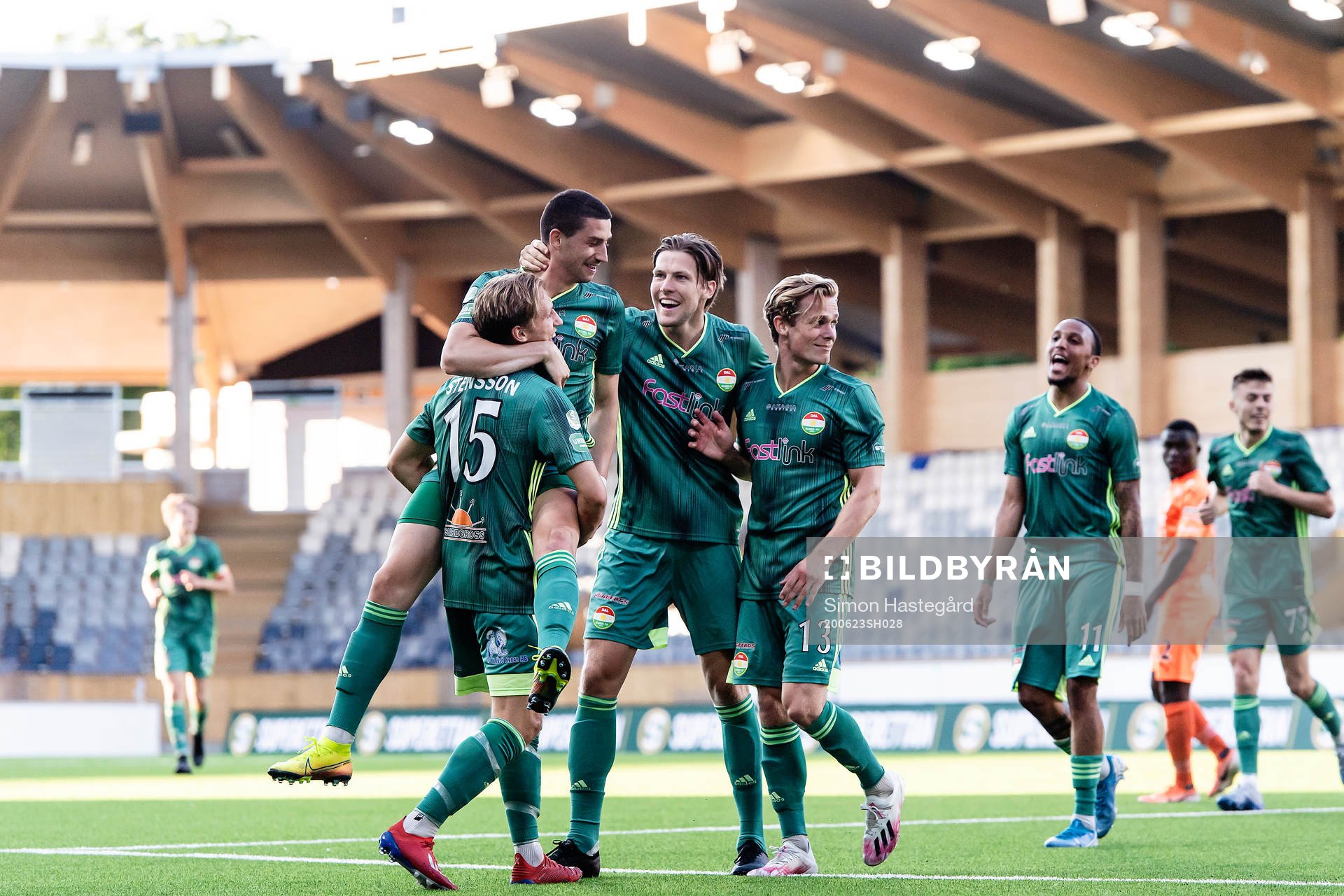 Dalkurds Irfan Jasarevic gör 3-0 och jublar med Daniel