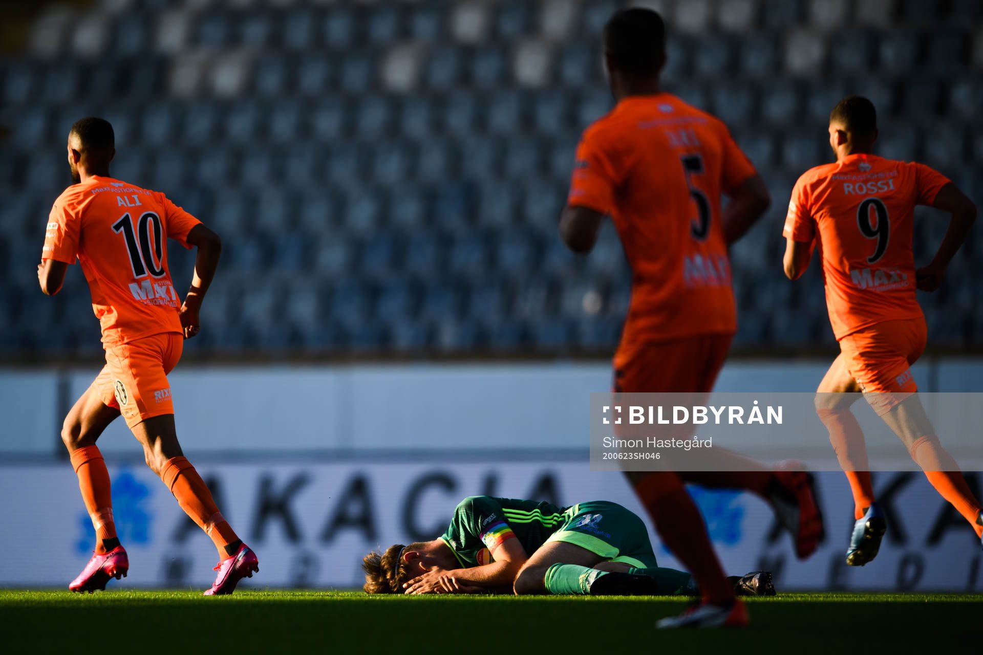 Dalkurds Christoffer Styffe har ont