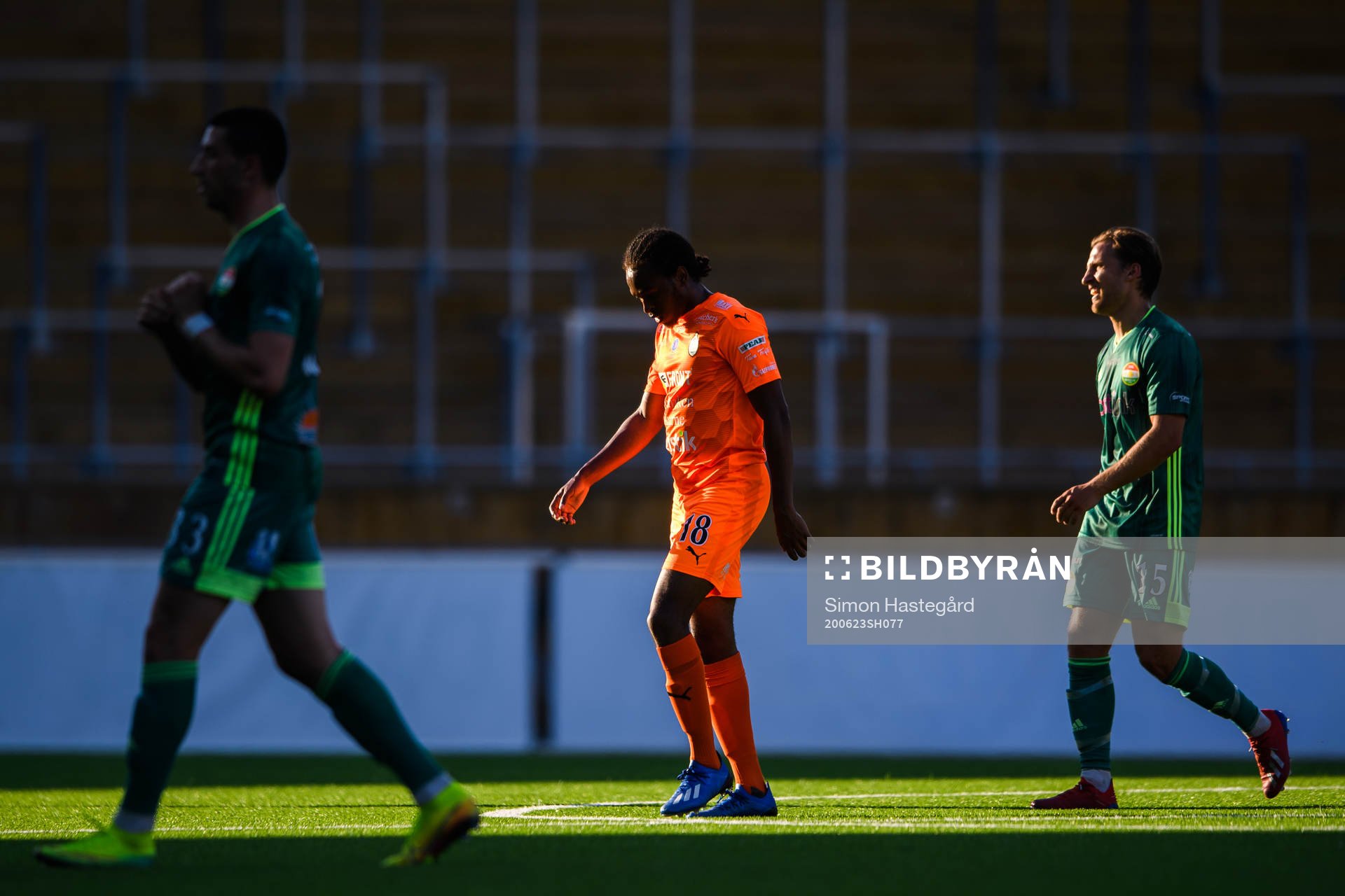 AFC Eskilstunas Francis Jno-Baptiste deppar