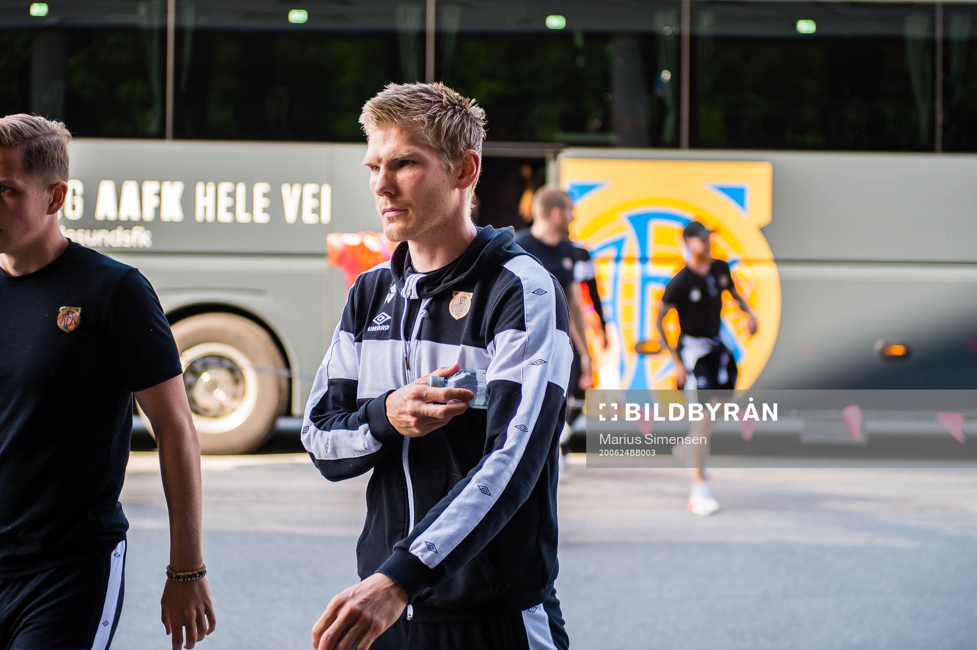 Andreas Lie of Aalesund arrives