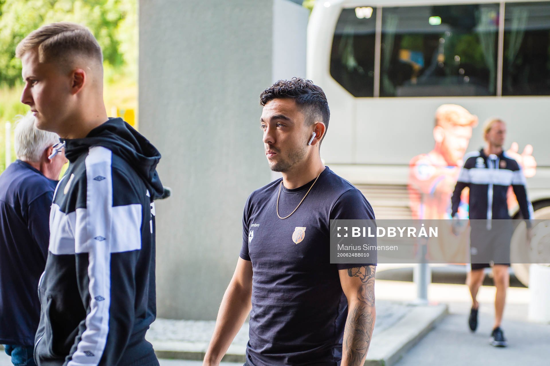 Niklas Fernando Nygaard Castro of Aalesund arrives