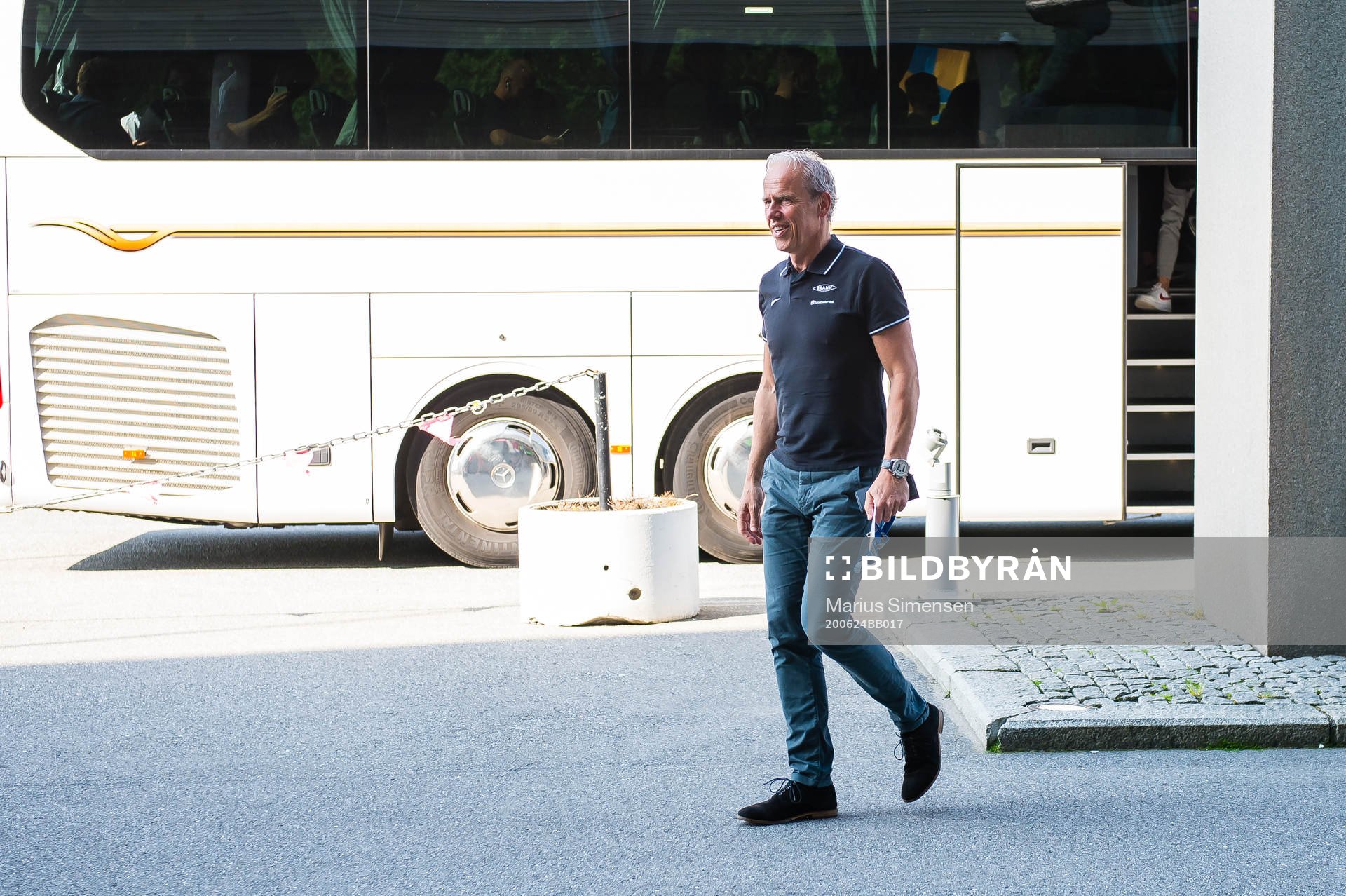 Rune Soltvedt, sports director of Brann, arrives