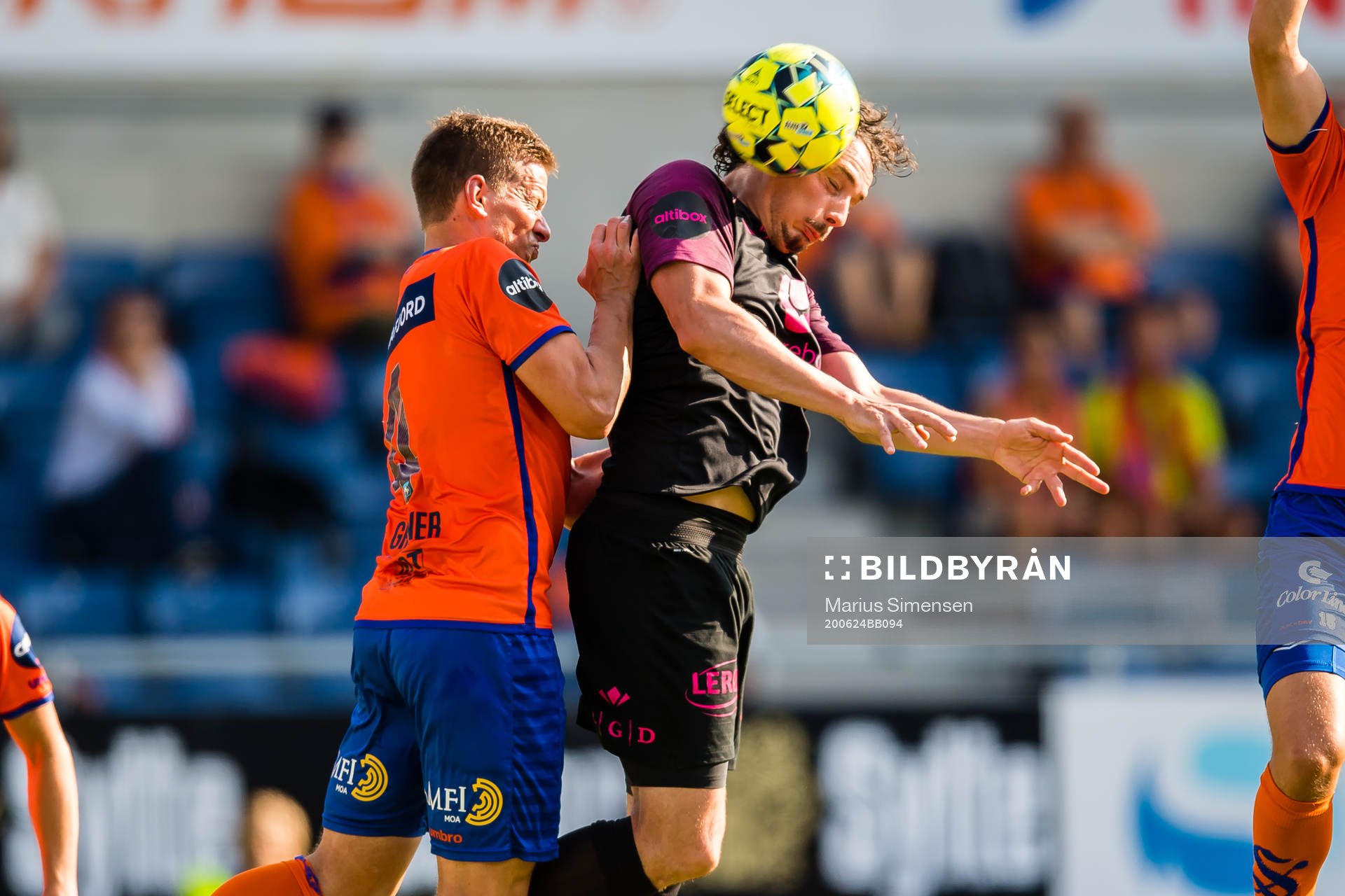 Jonas Grønner of Aalesund and Vegard Valgermo Forren of