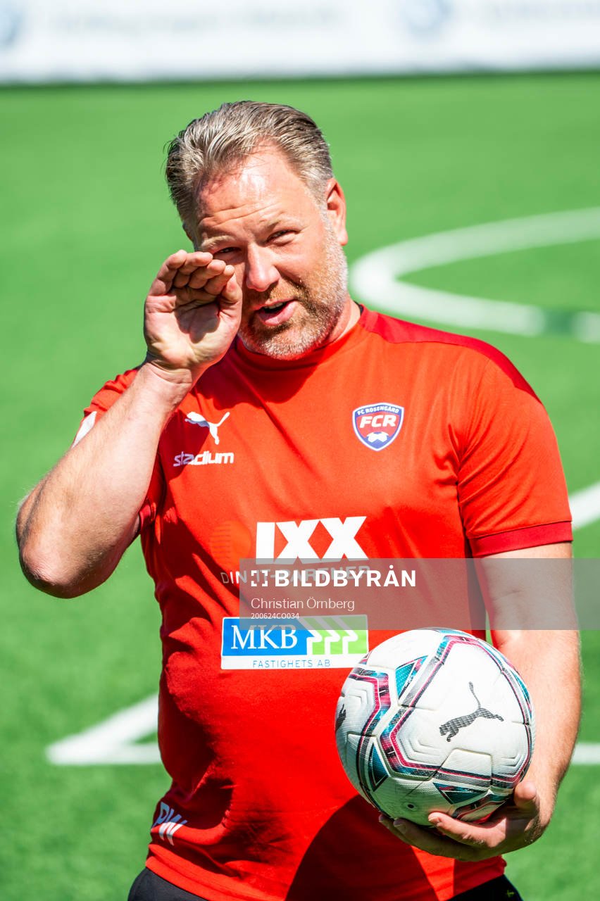 Assisterande tränare Patrick Winqvist