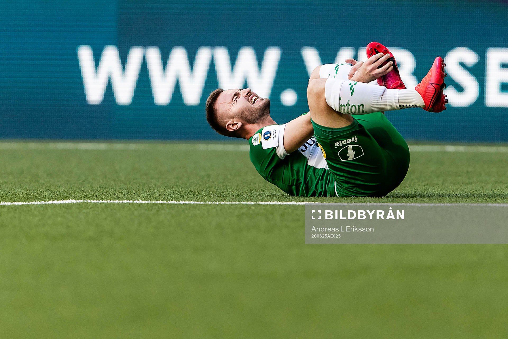 Hammarbys Muamer Tankovic har ont
