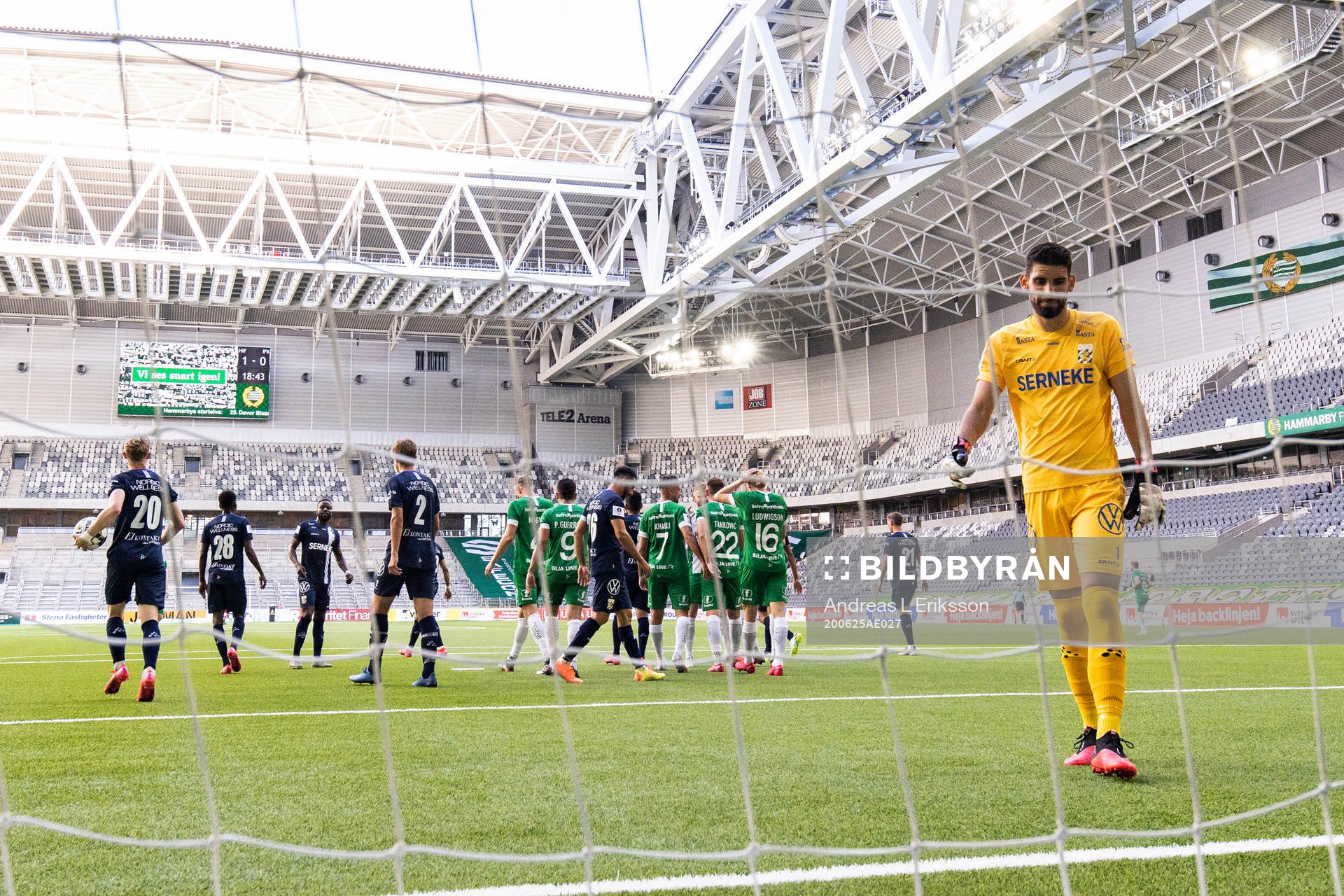 IFK Göteborgs målvakt Ioannis Anestis deppar