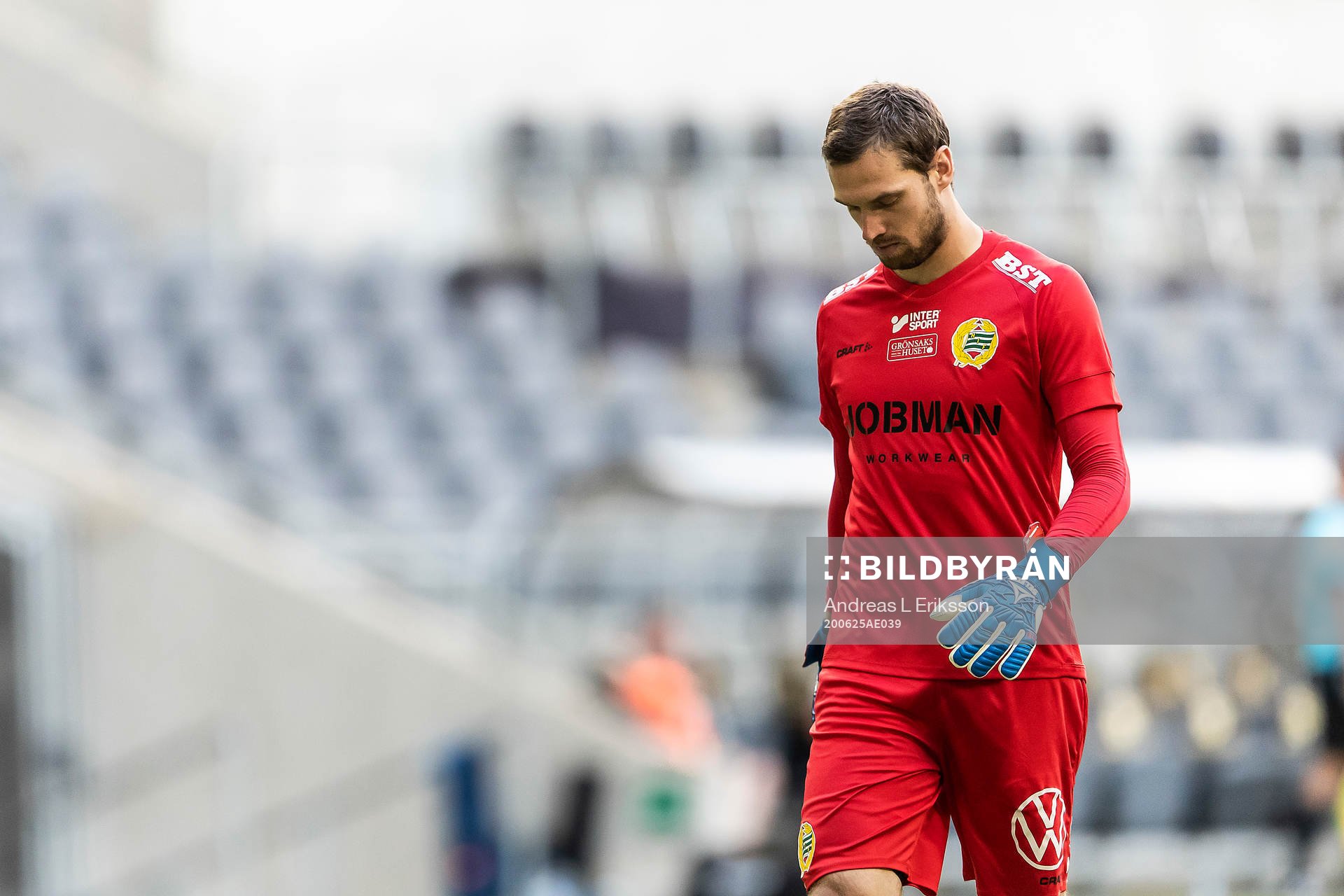 Hammarbys målvakt Davor Blazevic deppar