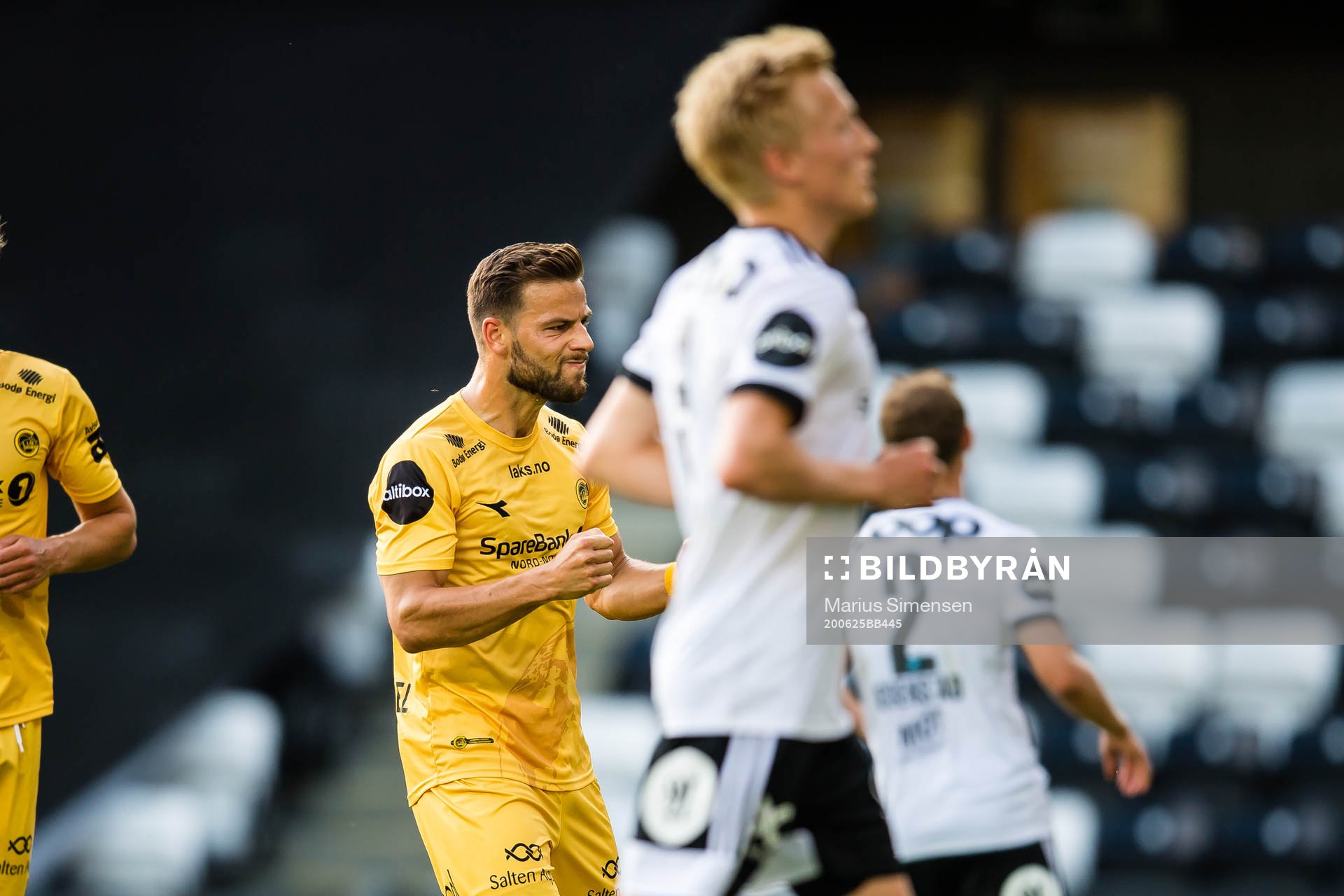 Philip Aksel Frigast Zinckernagel of Bodø/Glimt celebrates