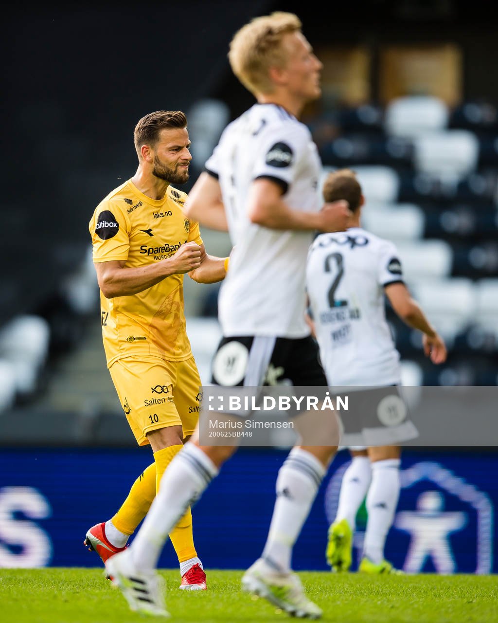 Philip Aksel Frigast Zinckernagel of Bodø/Glimt celebrates