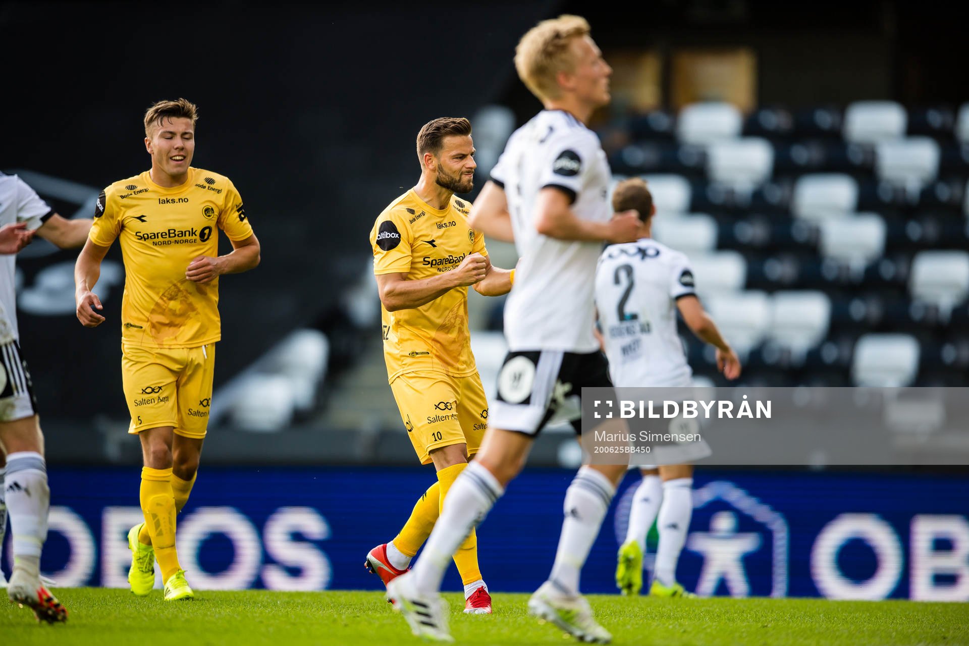 Philip Aksel Frigast Zinckernagel of Bodø/Glimt celebrates