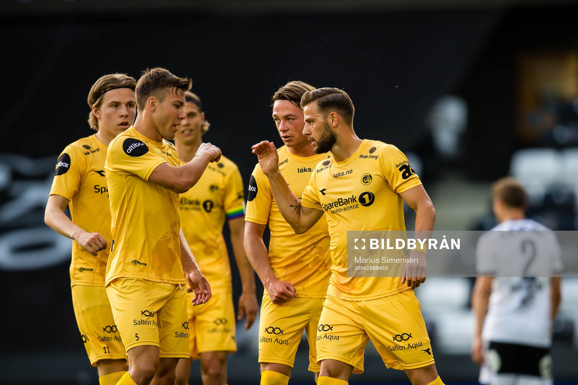 Philip Aksel Frigast Zinckernagel of Bodø/Glimt celebrates