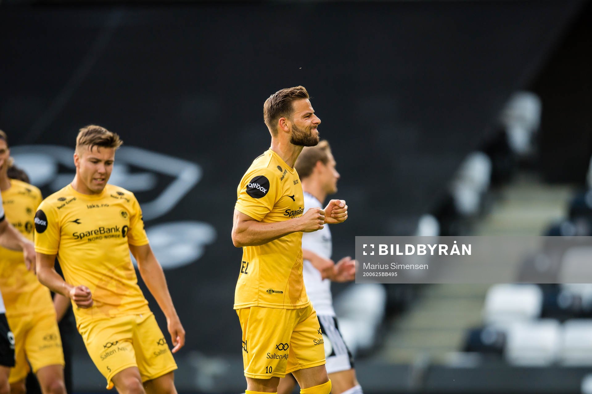 Philip Aksel Frigast Zinckernagel of Bodø/Glimt celebrates
