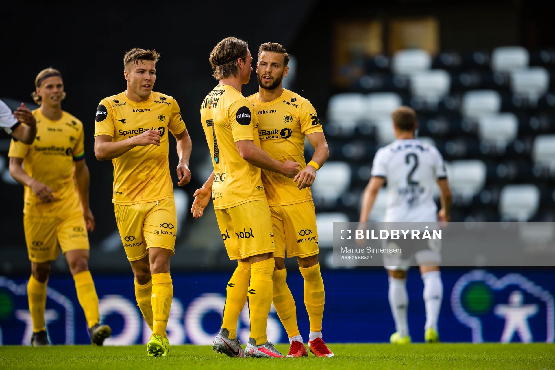 Philip Aksel Frigast Zinckernagel of Bodø/Glimt celebrates