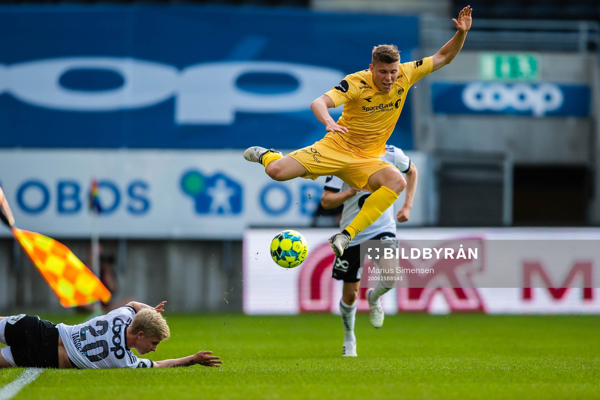 Edvard Sandvik Tagseth of Rosenborg and Alfons Sampsted of