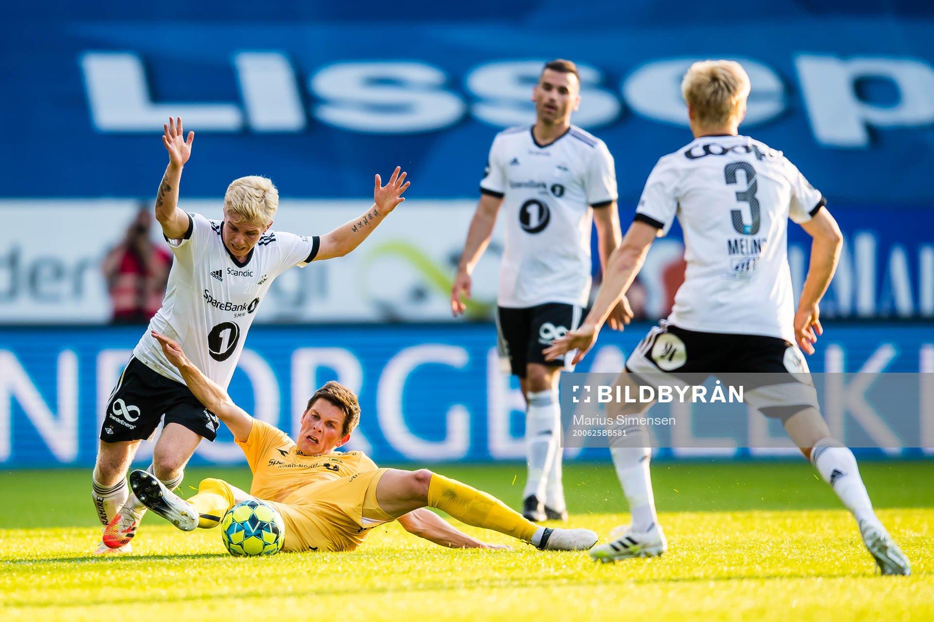 Edvard Sandvik Tagseth of Rosenborg and Sondre Brunstad Fet