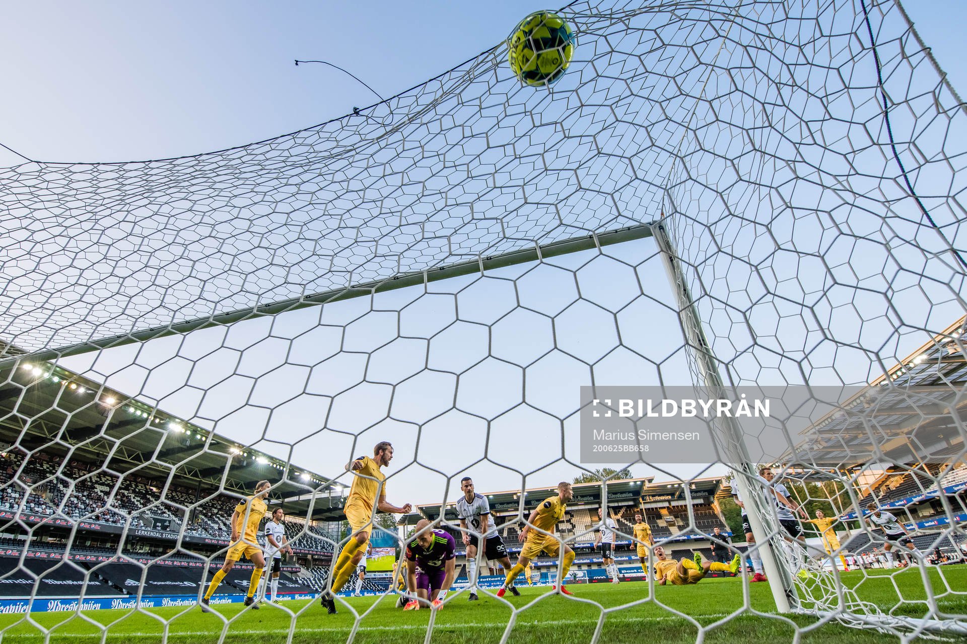 Ola Selvaag Solbakken of Bodø/Glimt celebrates