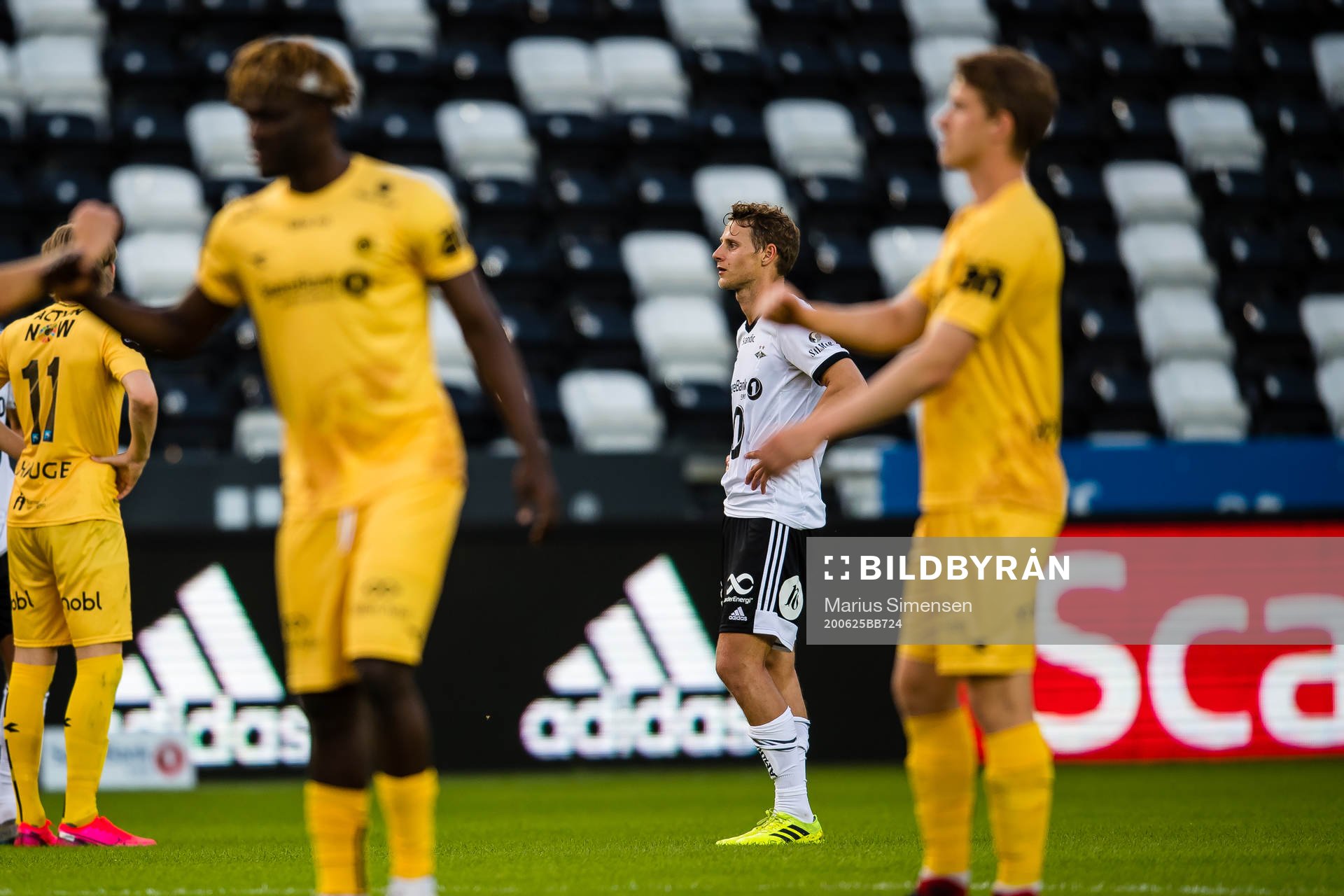 Vegar Eggen Hedenstad of Rosenborg looks dejected