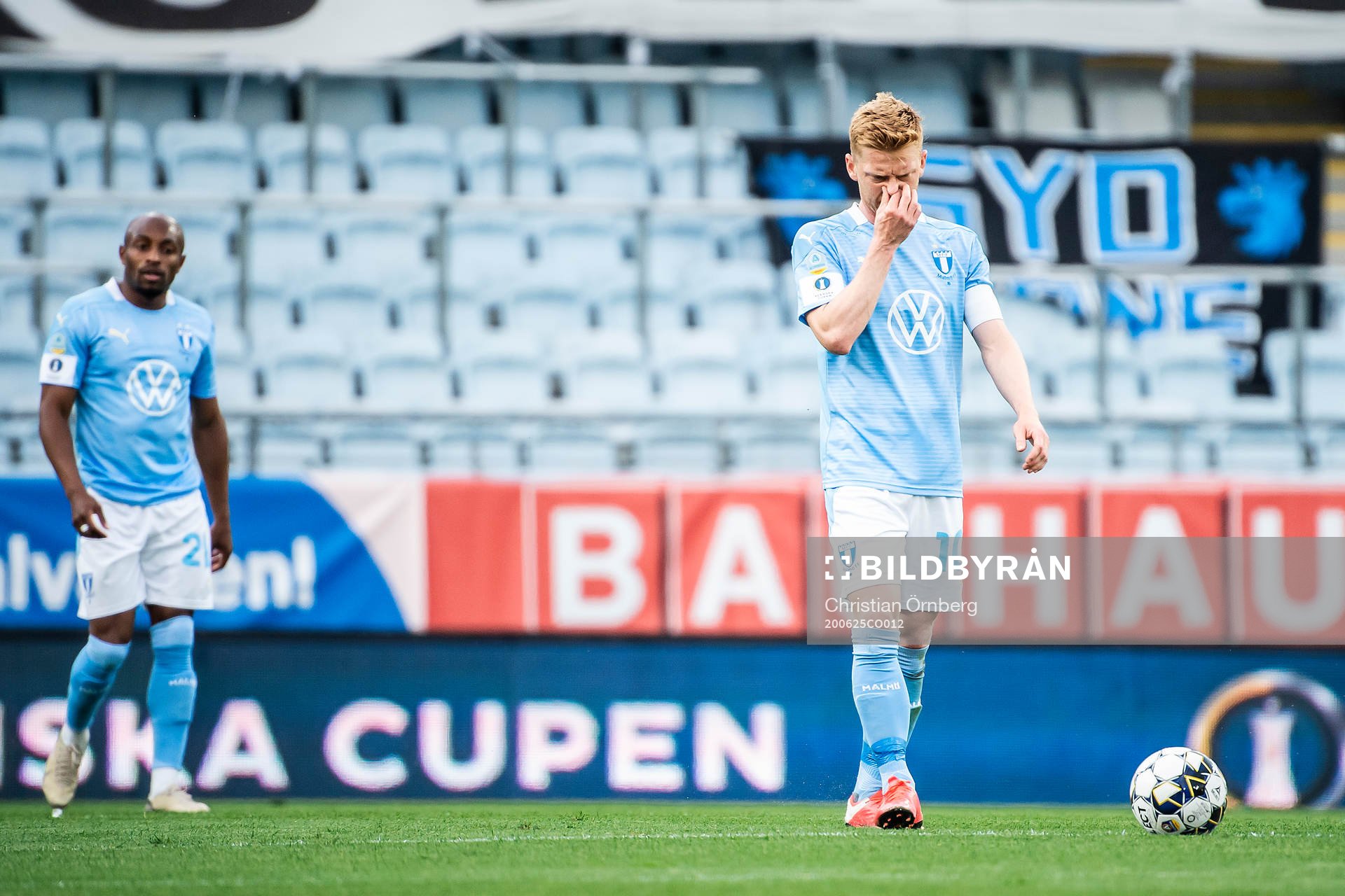 Malmö FFs Anders Christiansen deppar