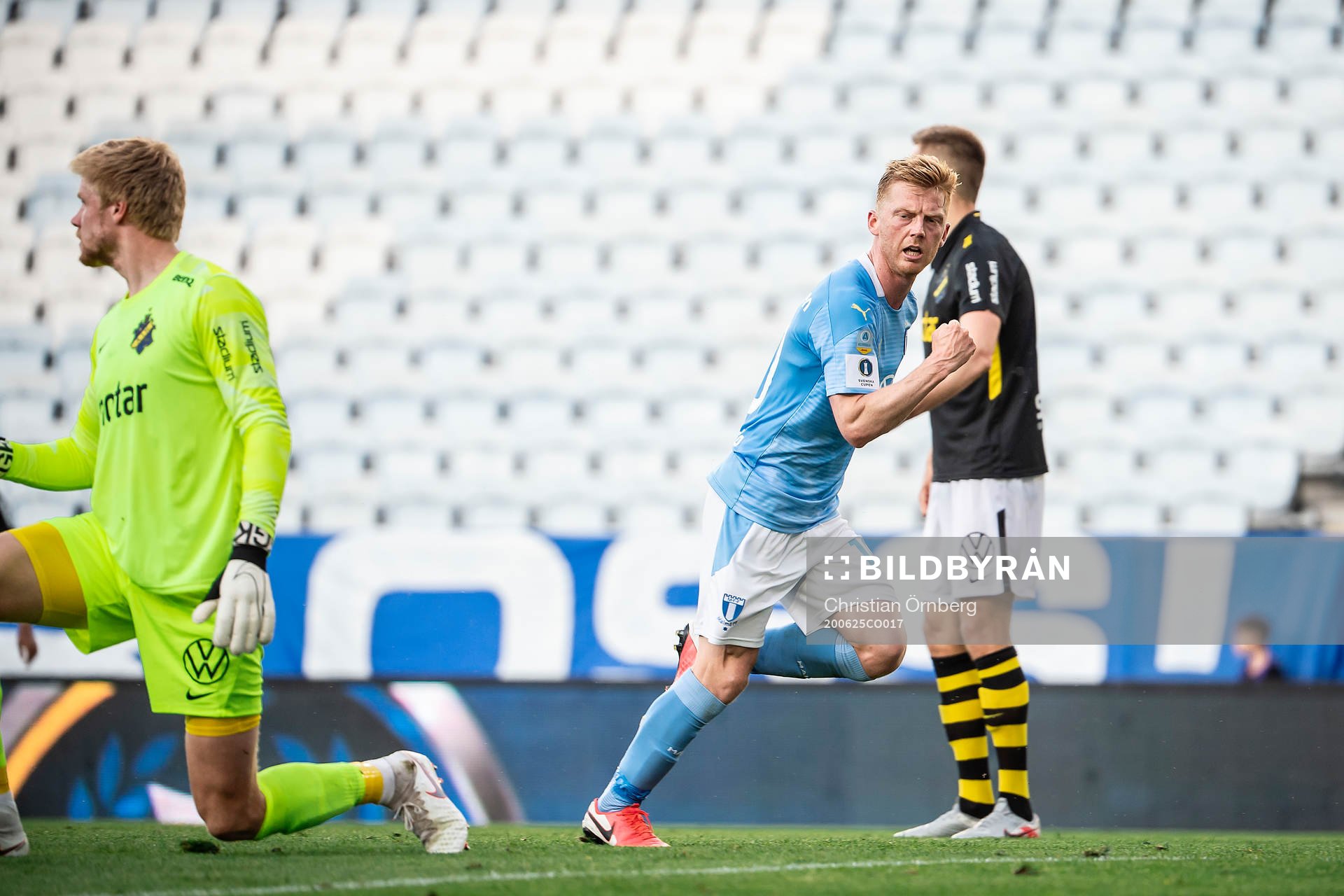 Malmö FFs Anders Christiansen jublar