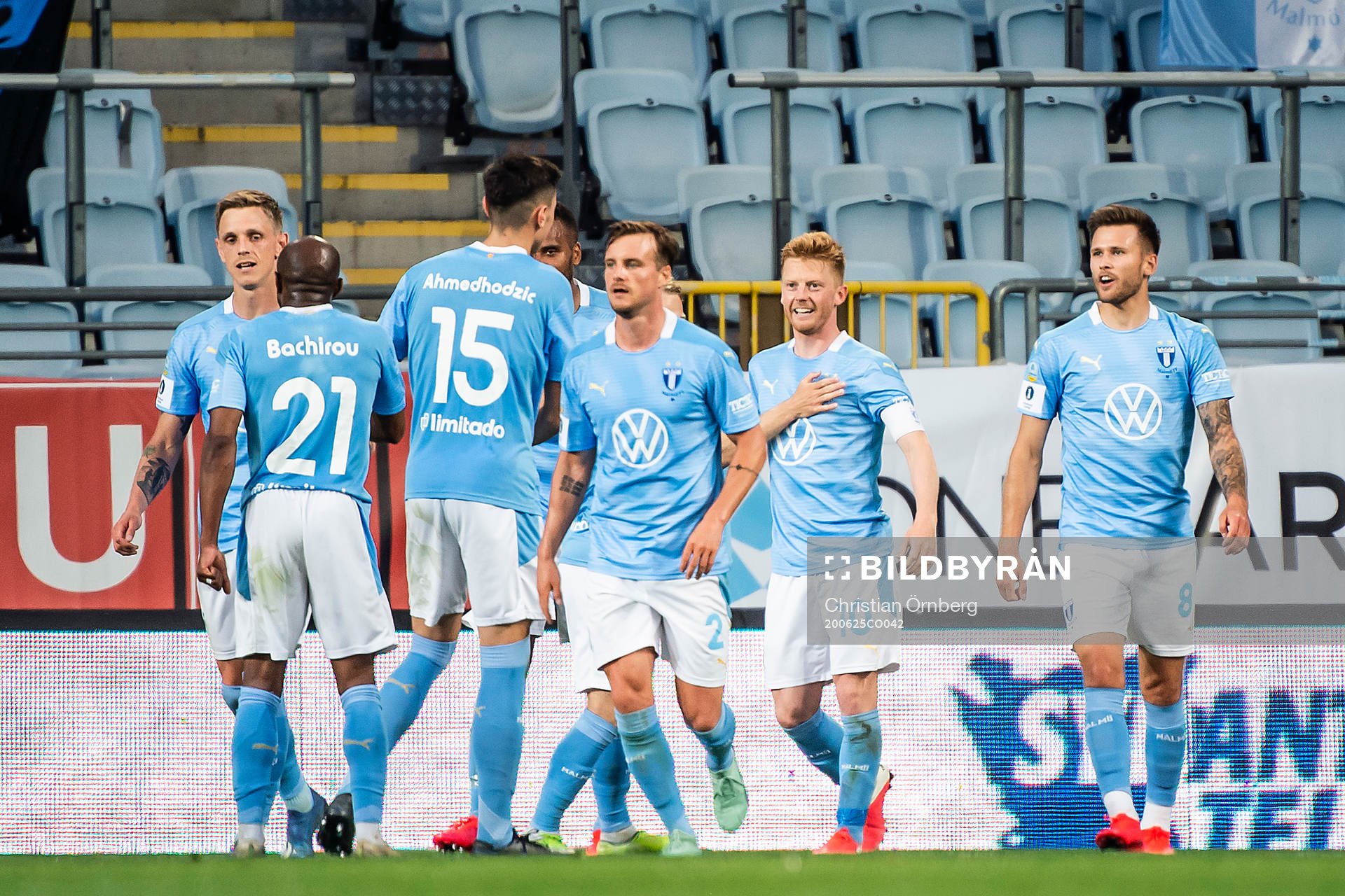 Malmö FFs Anders Christiansen jublar