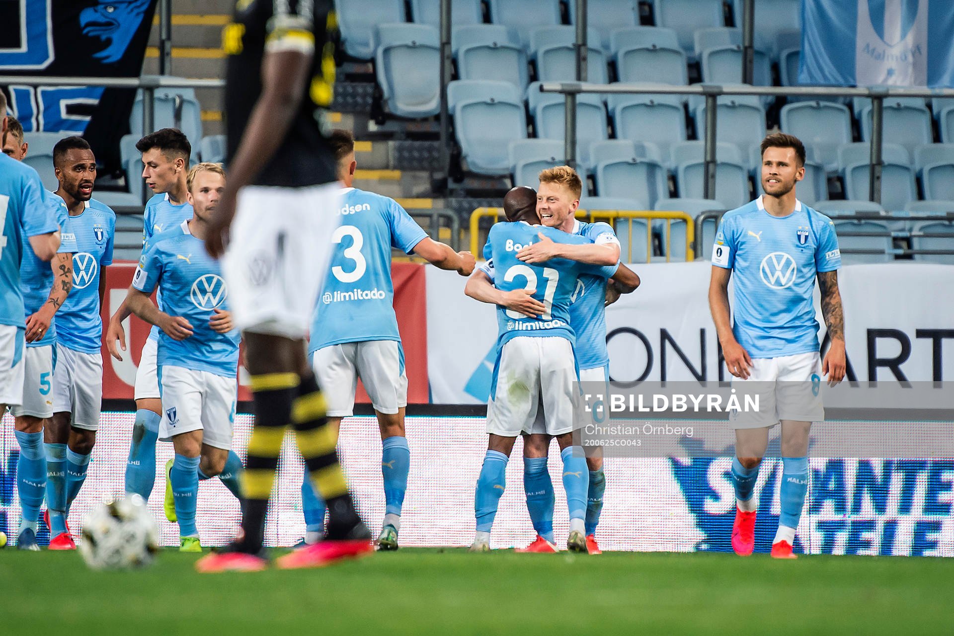 Malmö FFs Anders Christiansen jublar