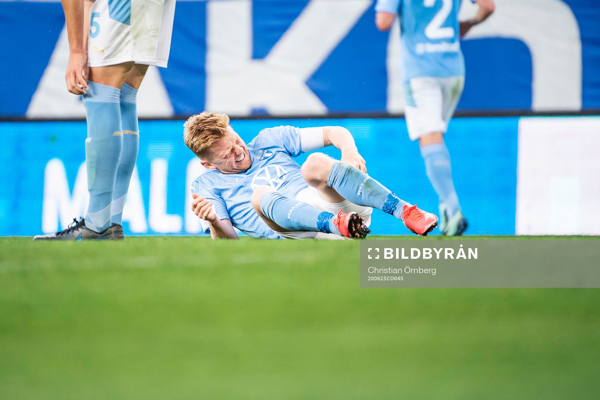 Malmö FFs Anders Christiansen får ont