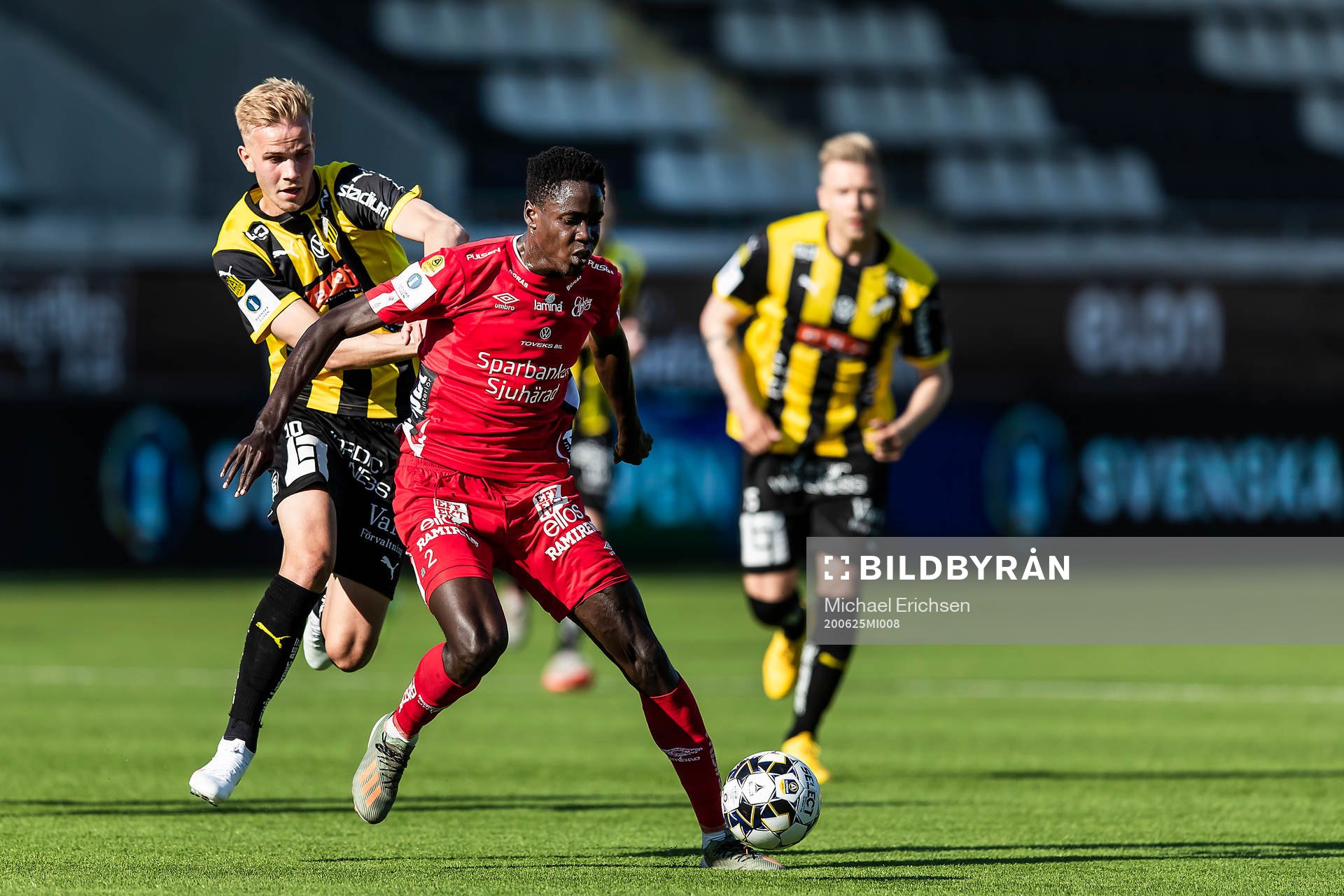 Häckens Jasse Tuominen och Elfsborgs Joseph Okumu