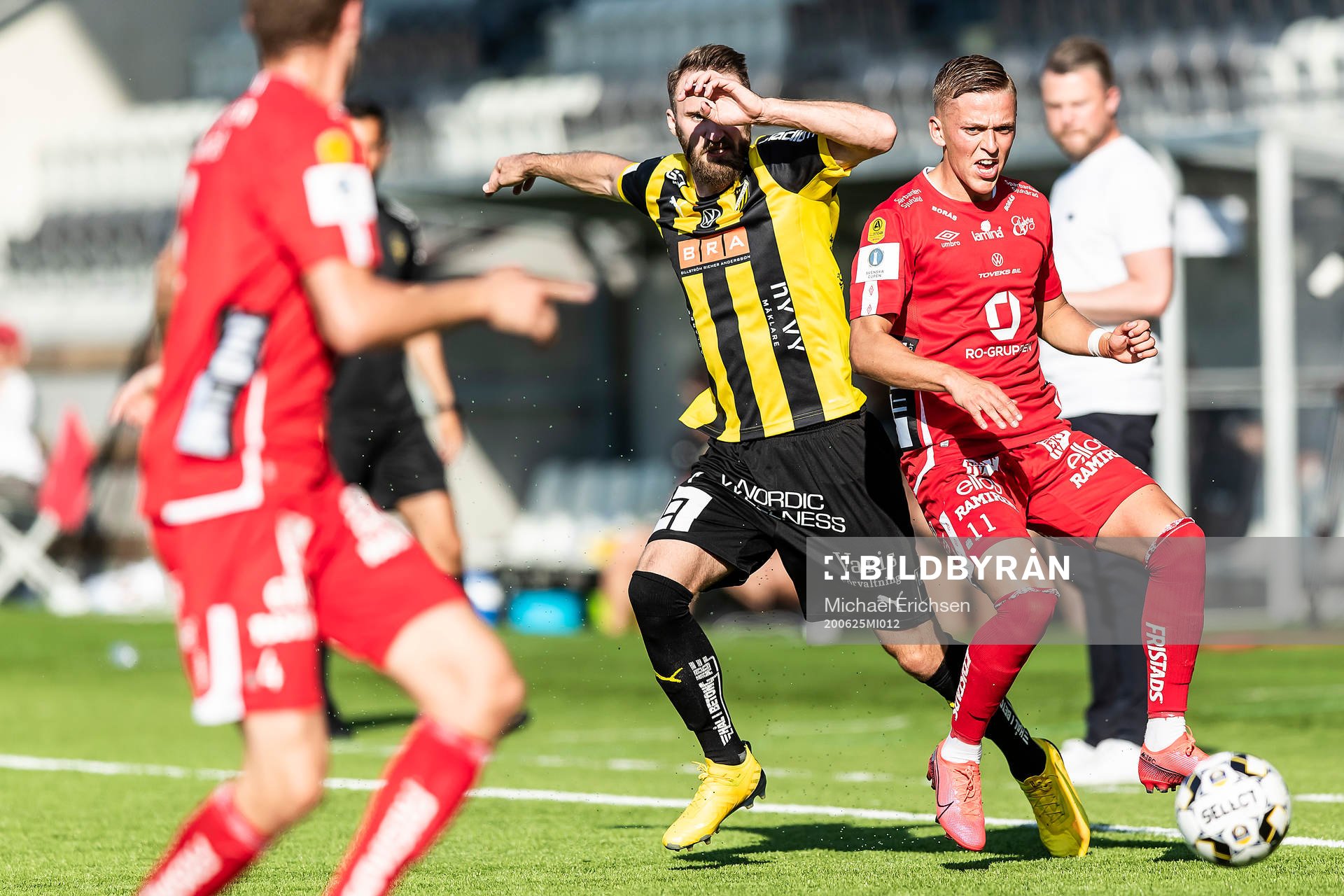 Häckens Oskar Sverrisson och Elfsborgs Jesper Karlsson