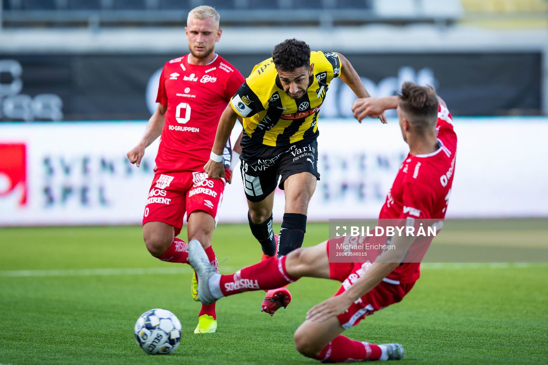 Häckens Daleho Irandust med en målchans