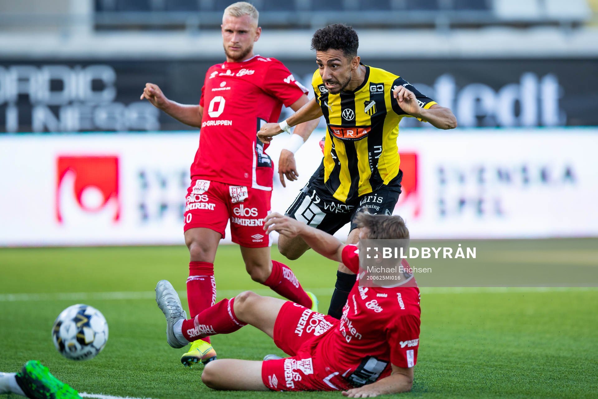 Häckens Daleho Irandust med en målchans