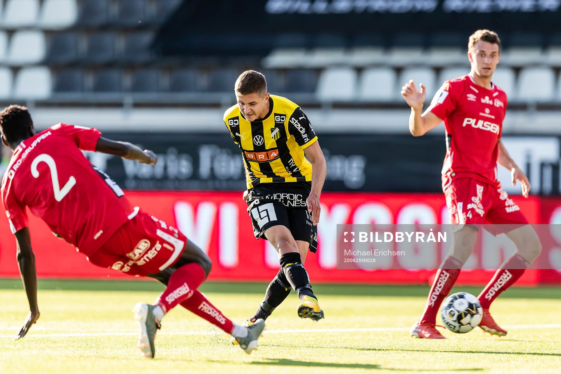 Häckens Leo Bengtsson gör 1-1