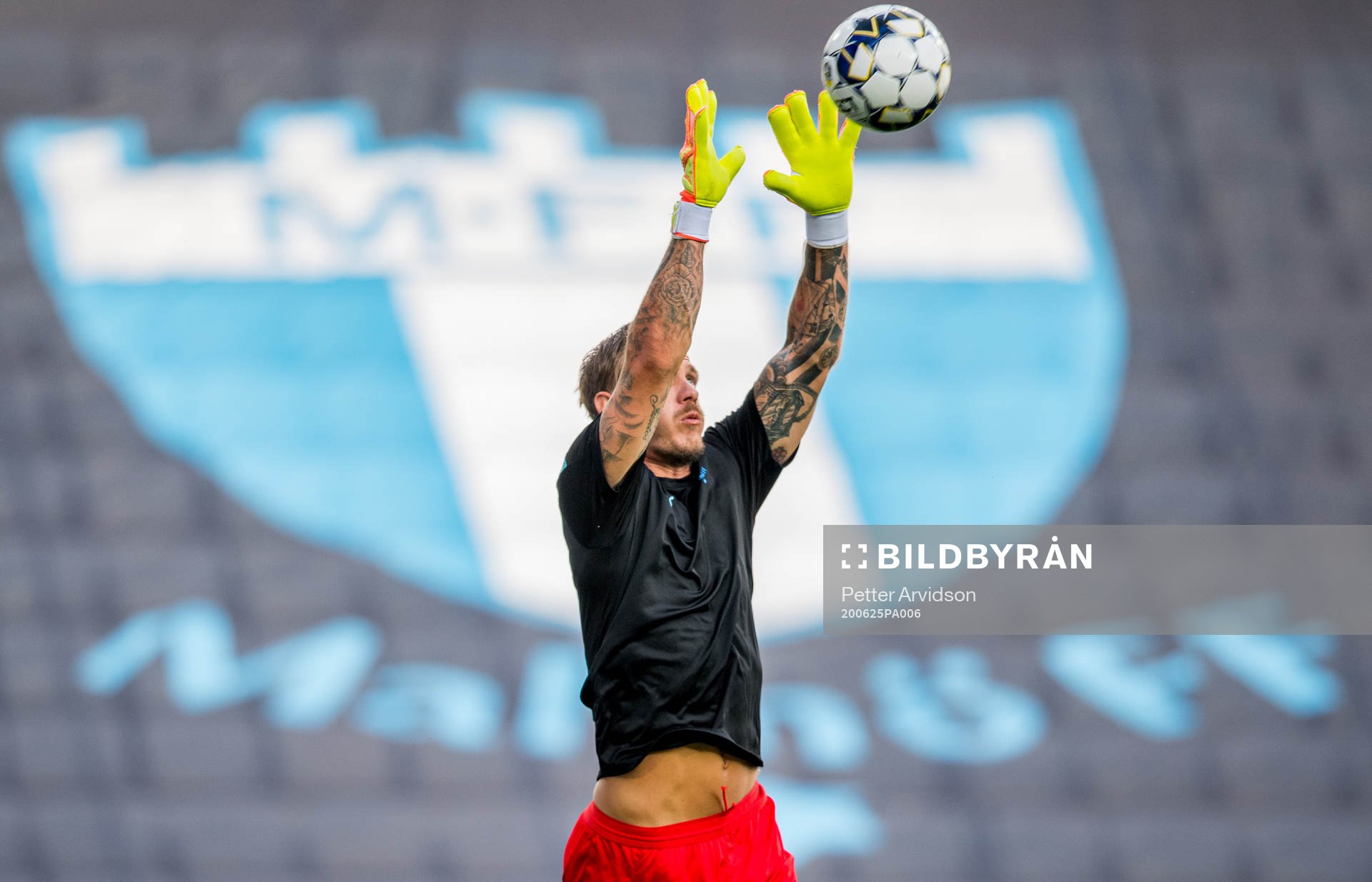 Malmö FFs målvakt Johan Dahlin