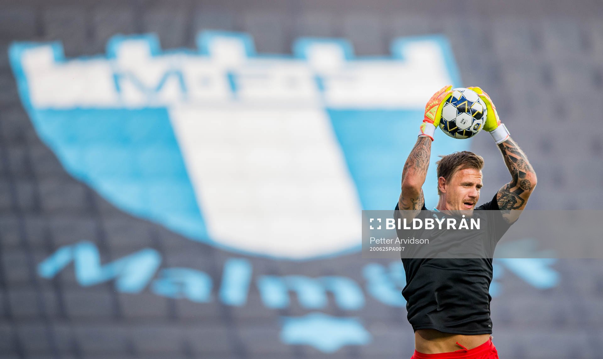 Malmö FFs målvakt Johan Dahlin