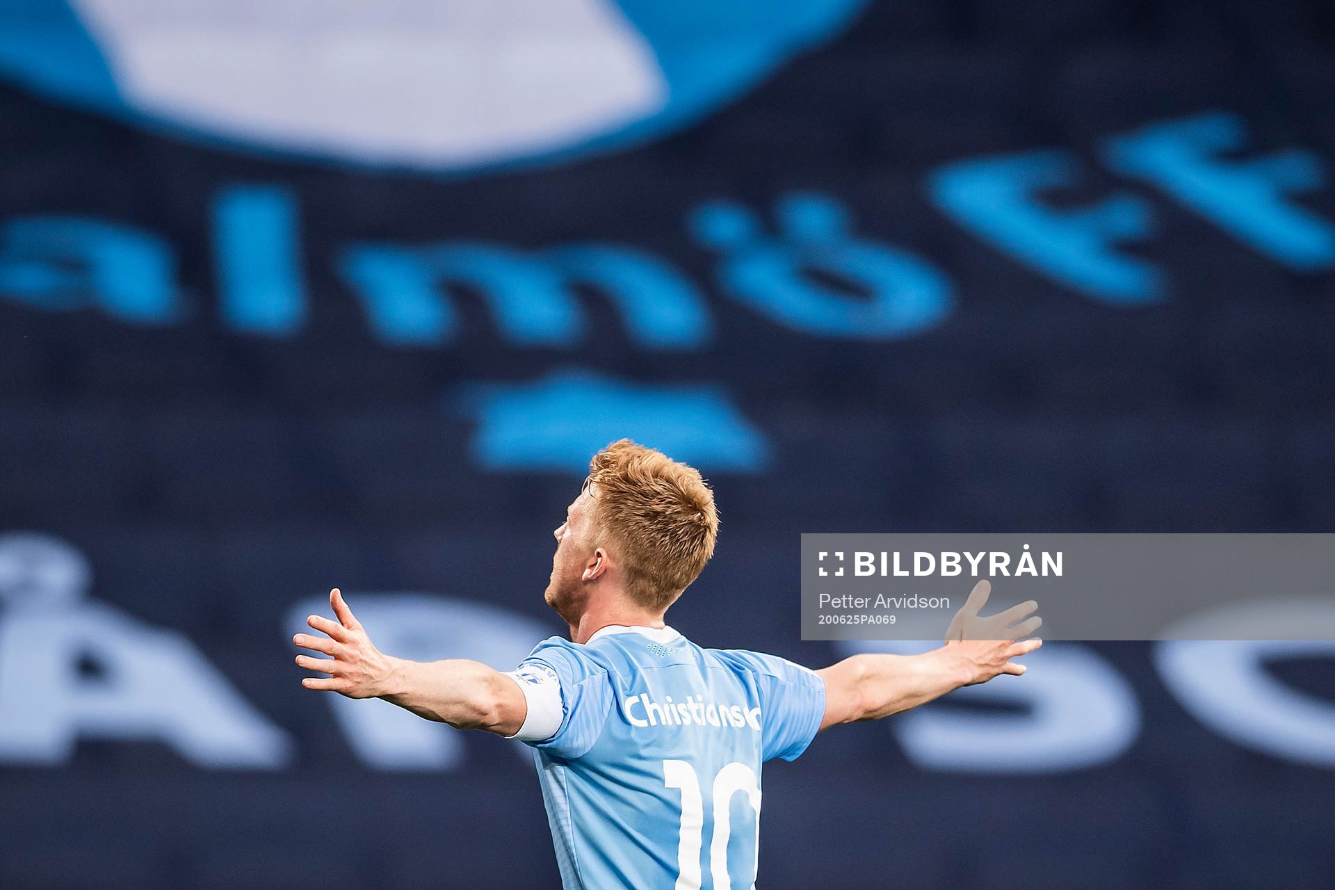 Malmö FFs Anders Christiansen jublar