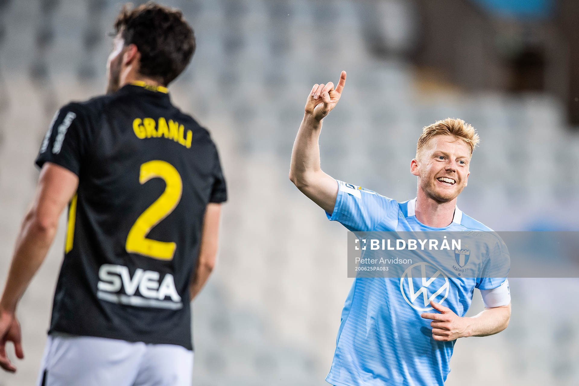 Malmö FFs Anders Christiansen jublar