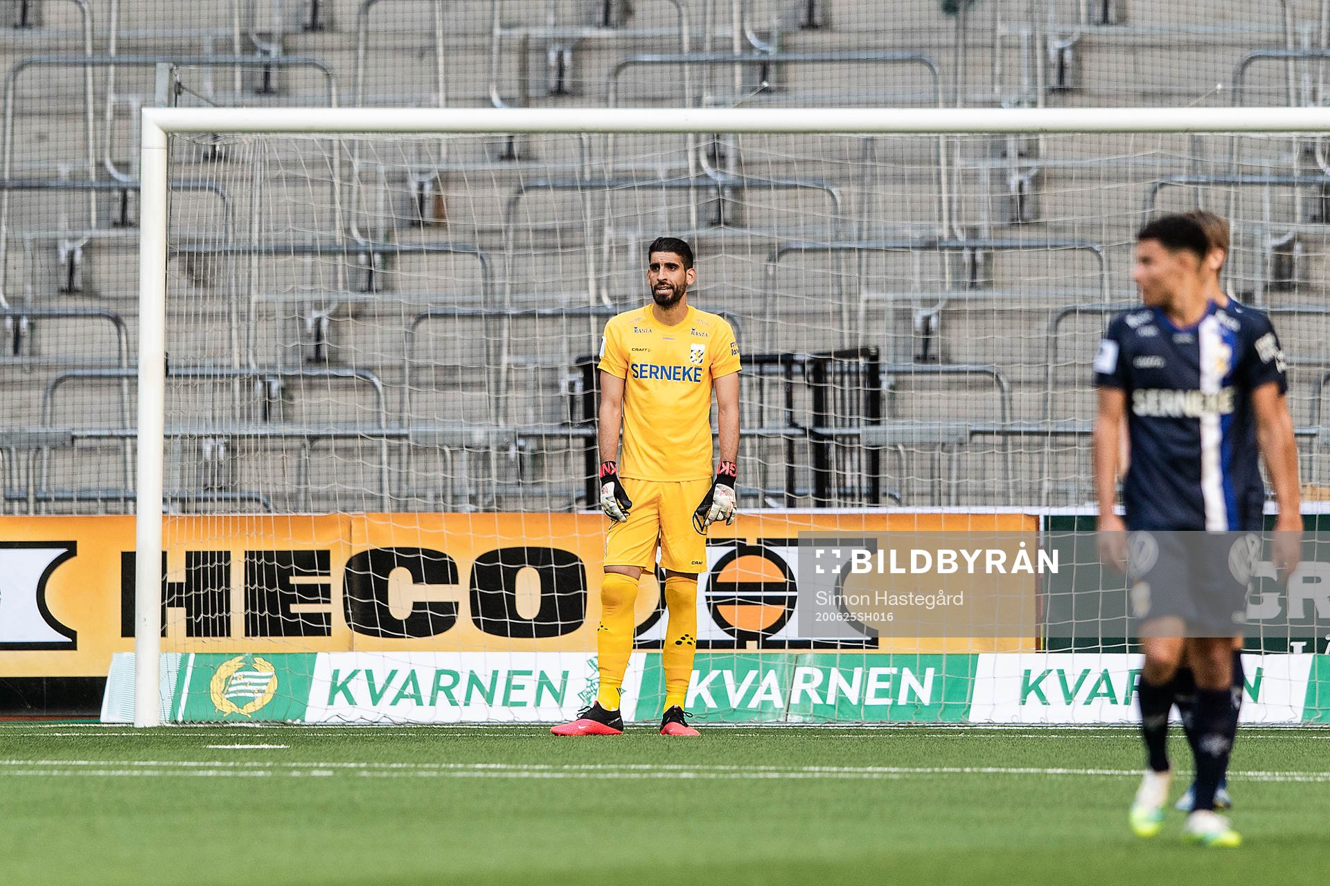 IFK Göteborgs målvakt Ioannis Anestis deppar