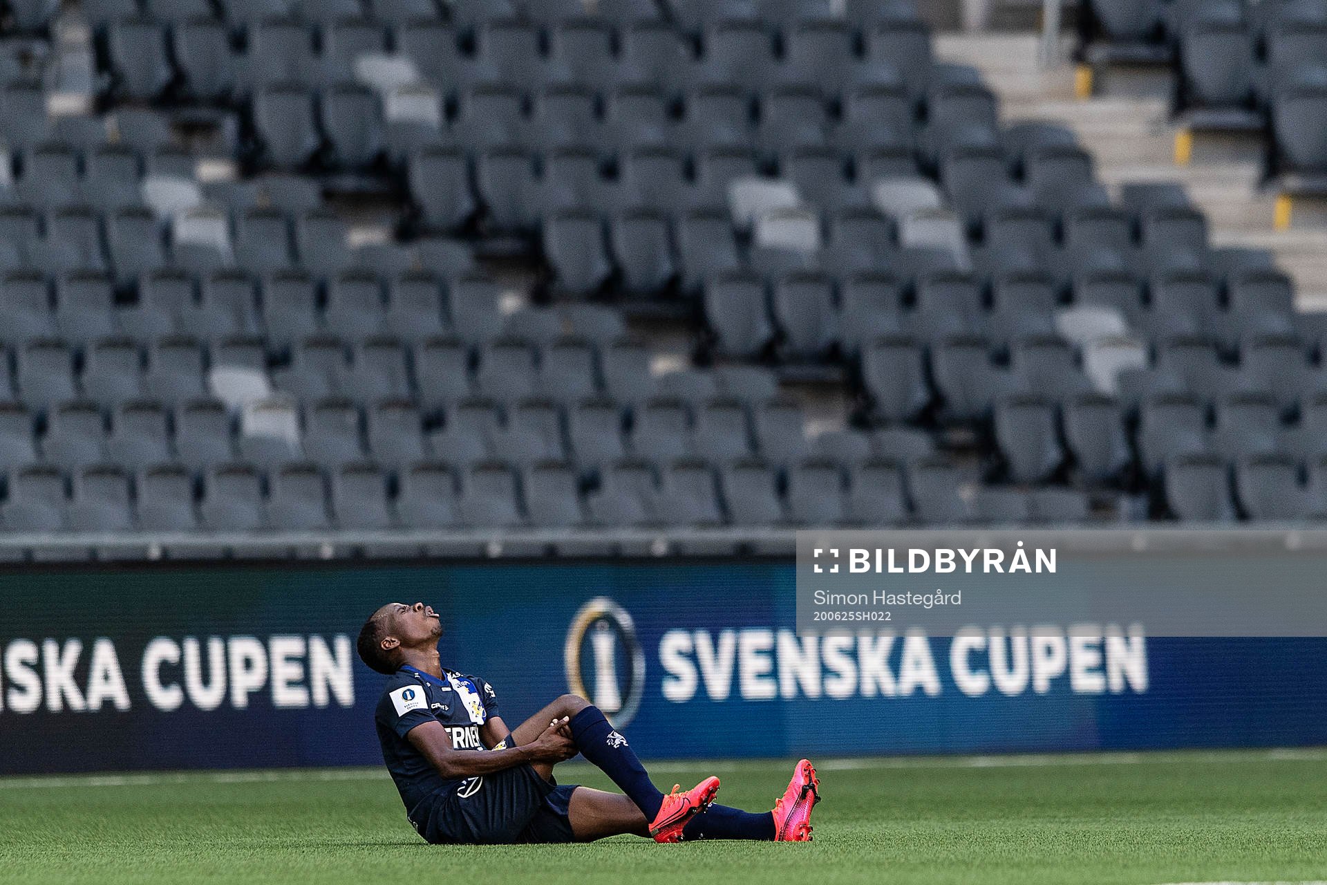 IFK Göteborgs Alhassan Yusuf Abdullahi har ont