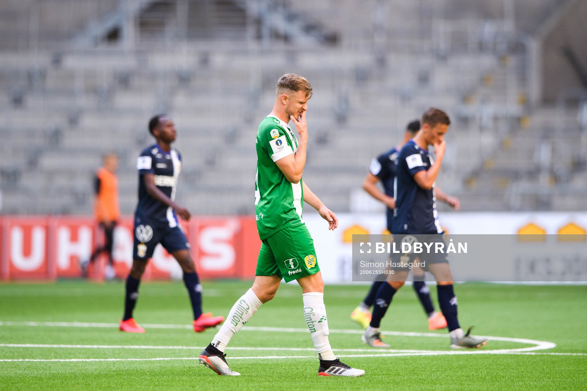 Hammarbys Richard Magyar deppar