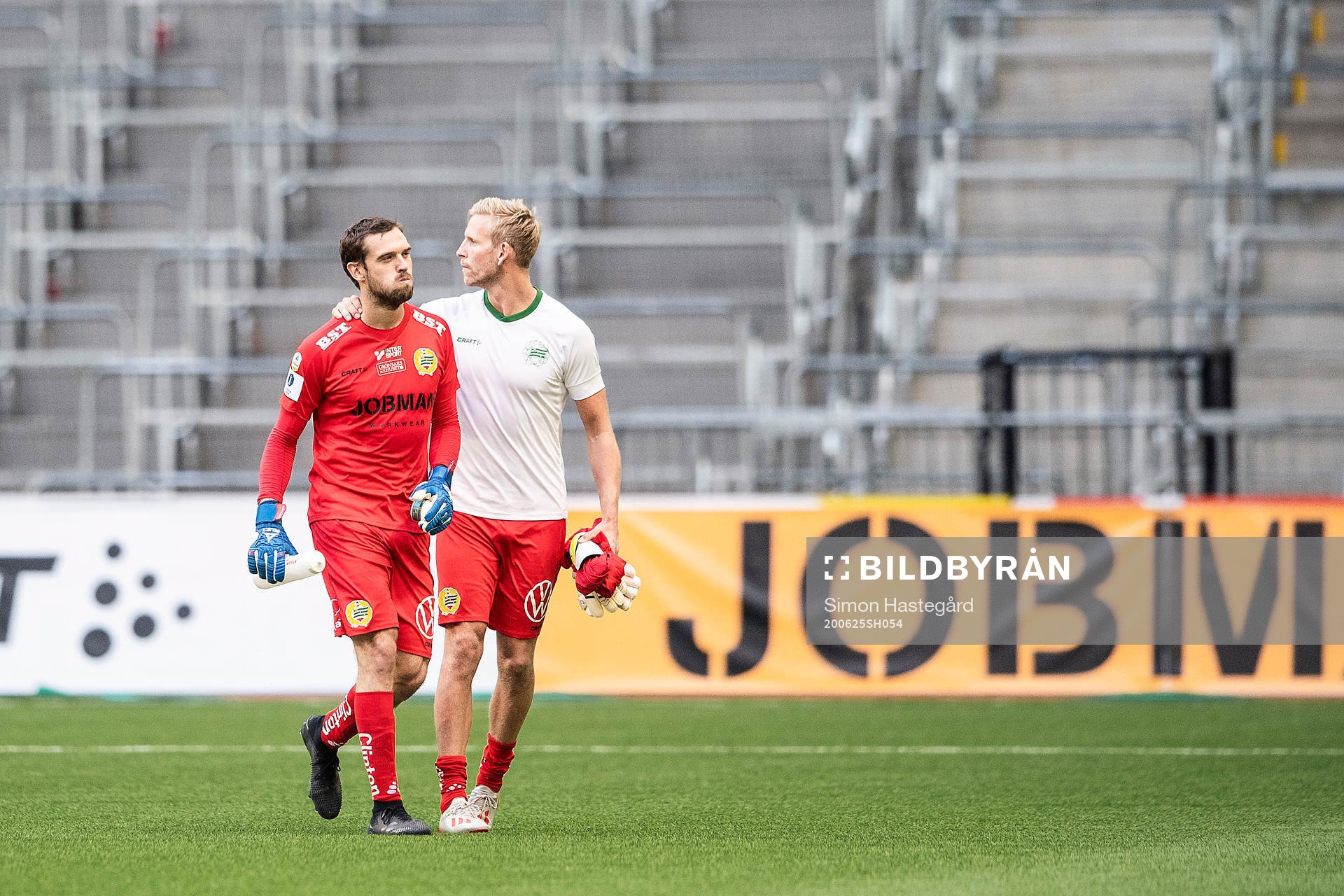 Hammarbys målvakt Davor Blazevic deppar