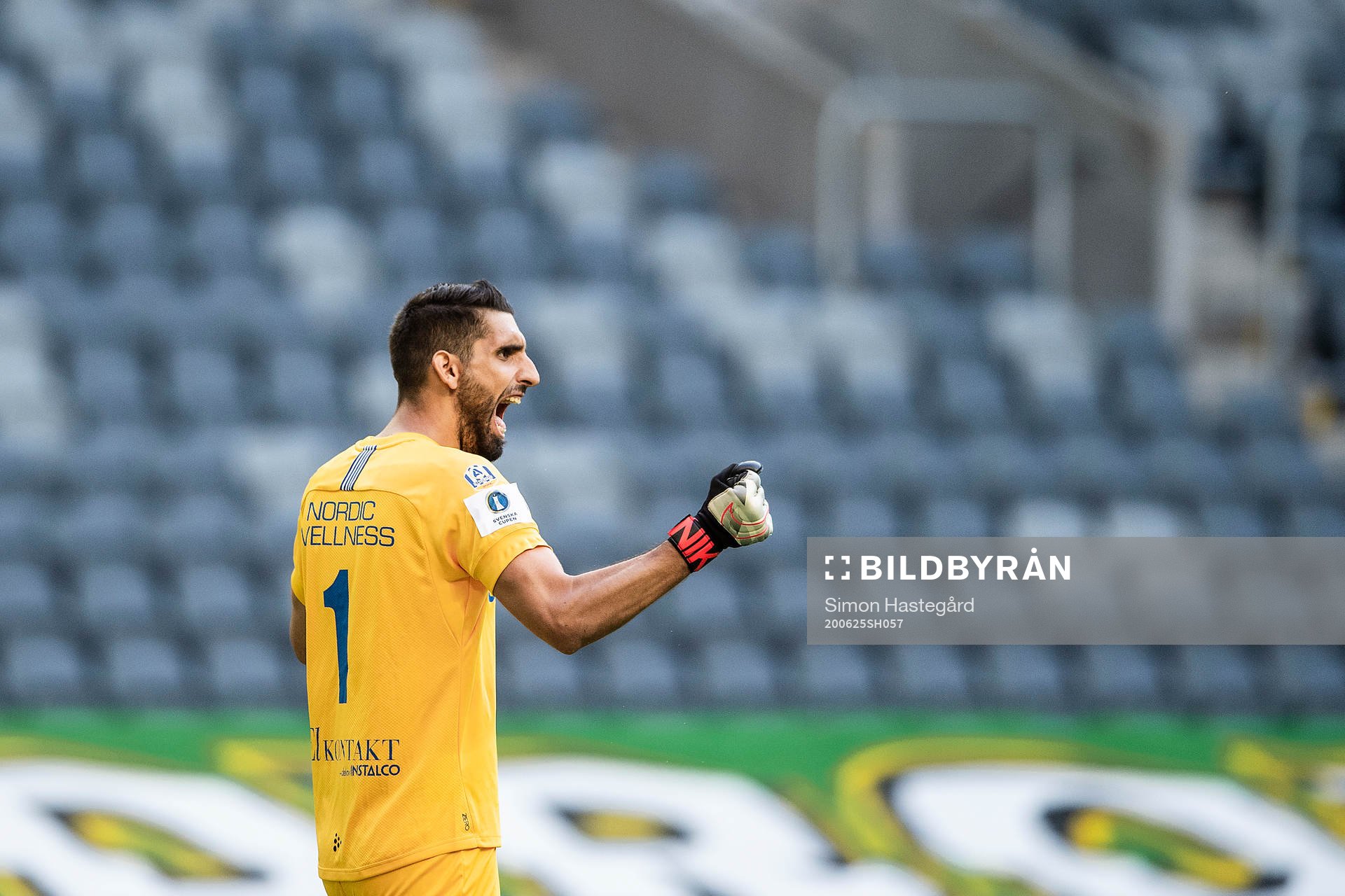 IFK Göteborgs målvakt Ioannis Anestis jublar