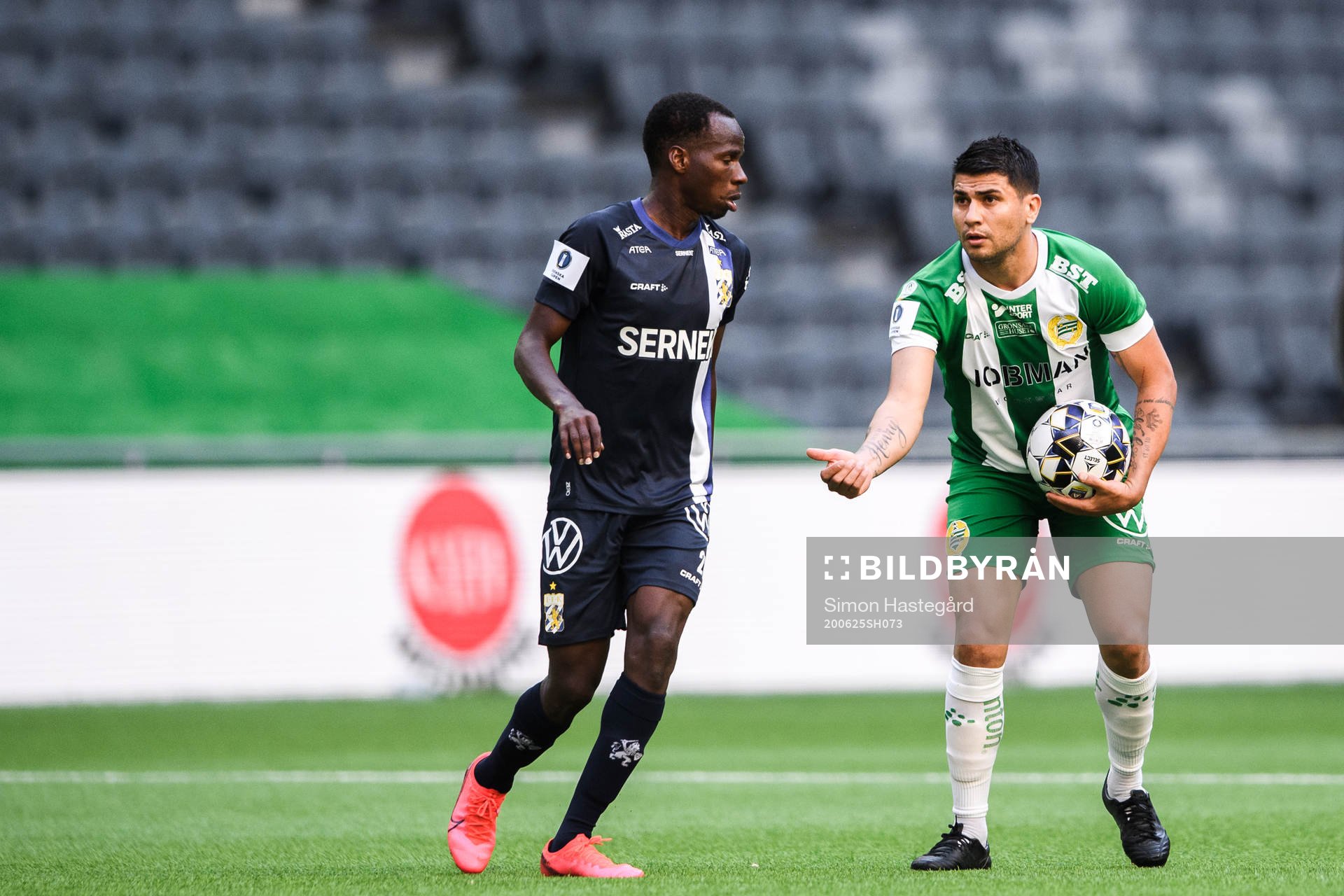 IFK Göteborgs Alhassan Yusuf Abdullahi och Hammarbys