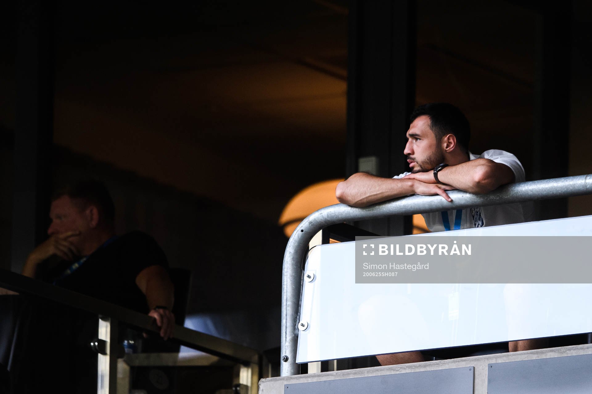 IFK Göteborgs Giorgi Kharaishvili på läktarplats