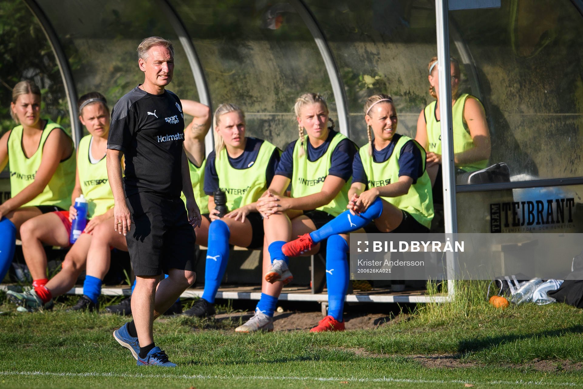Halmstads tränare Fredrik Andersson