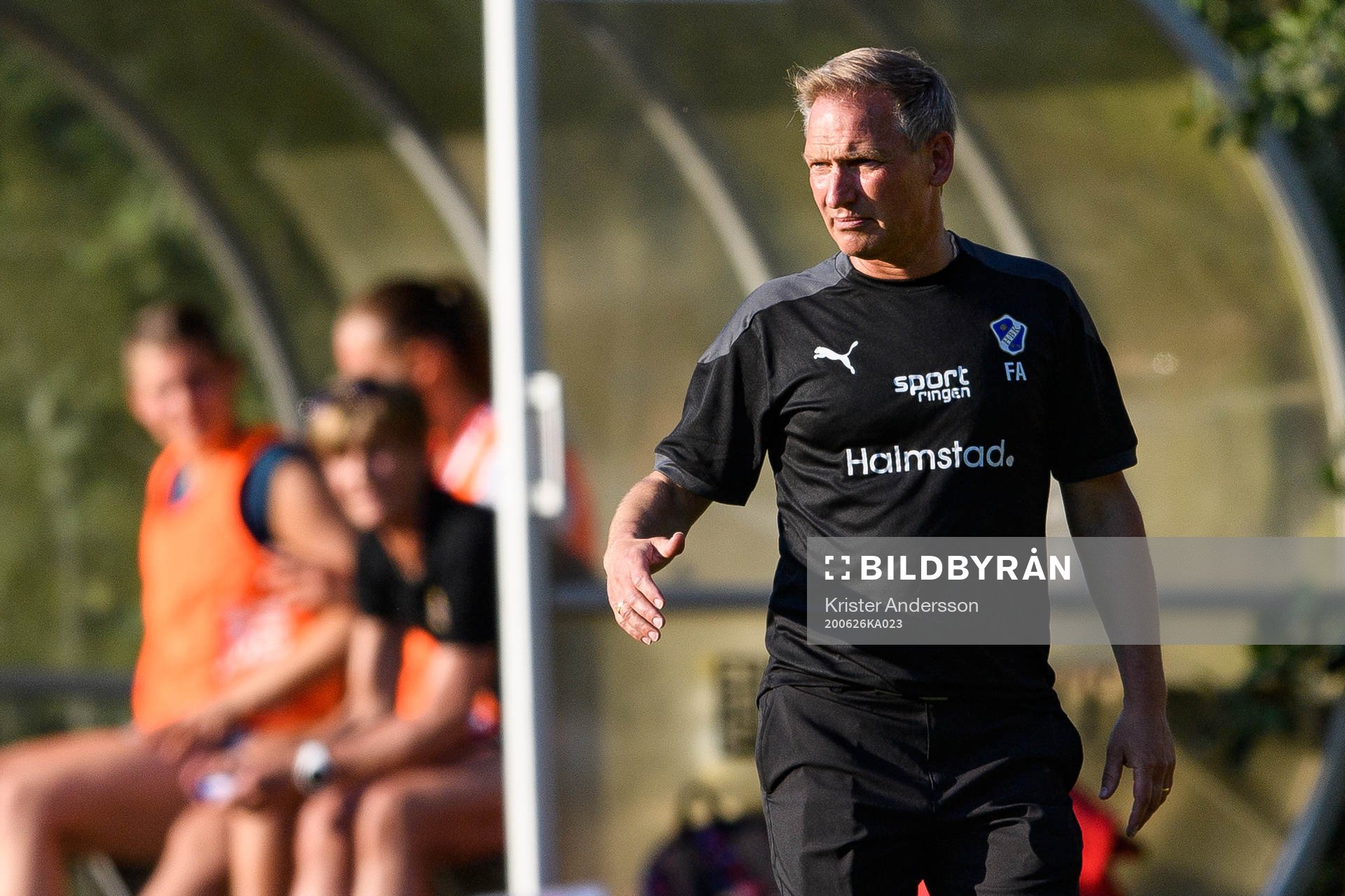 Halmstads tränare Fredrik Andersson