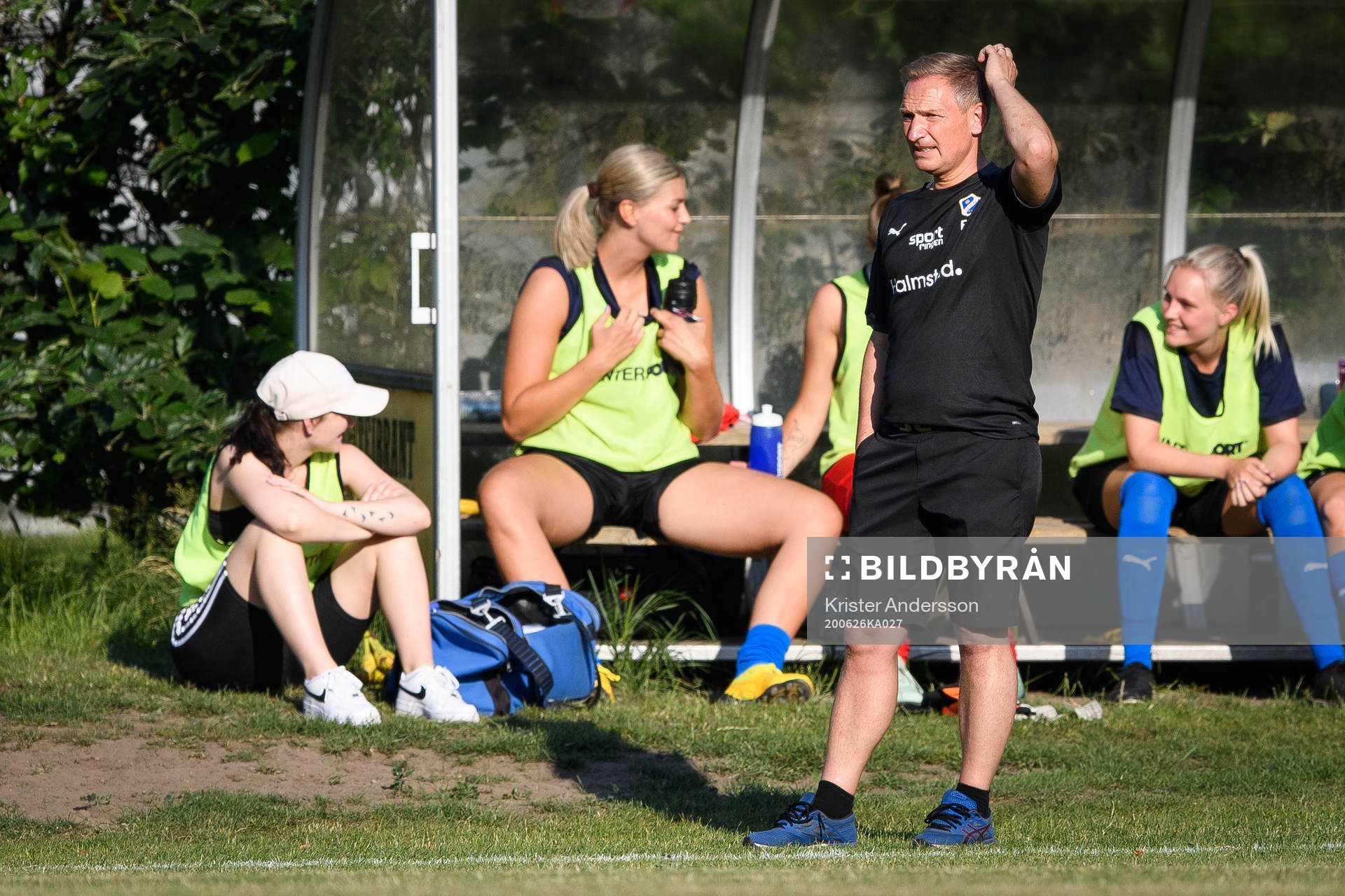 Halmstads tränare Fredrik Andersson