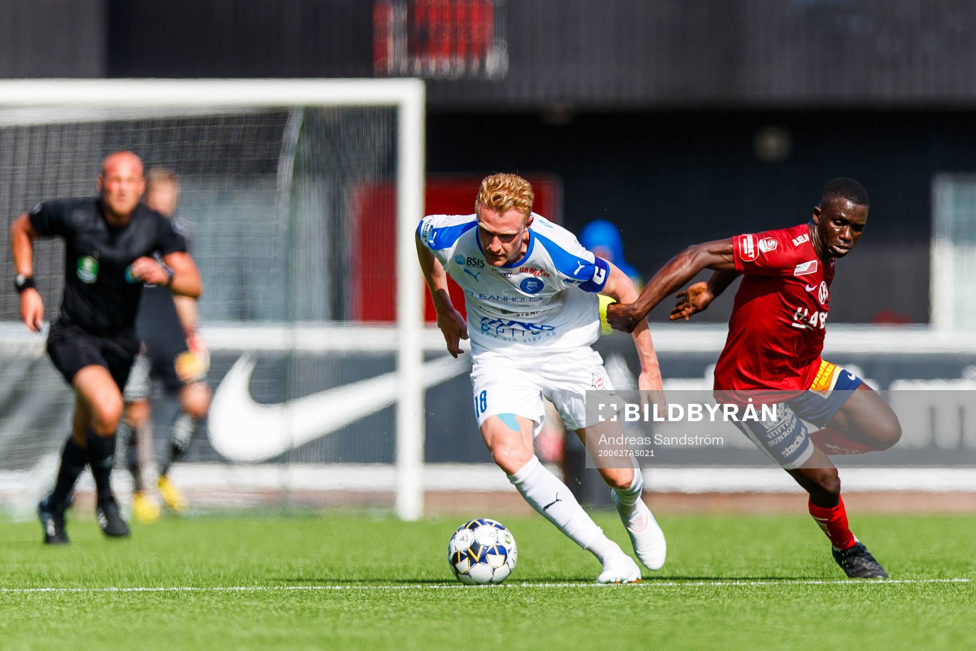 Akropolis Nicklas Maripuu och Örgrytes Bubacarr Jobe